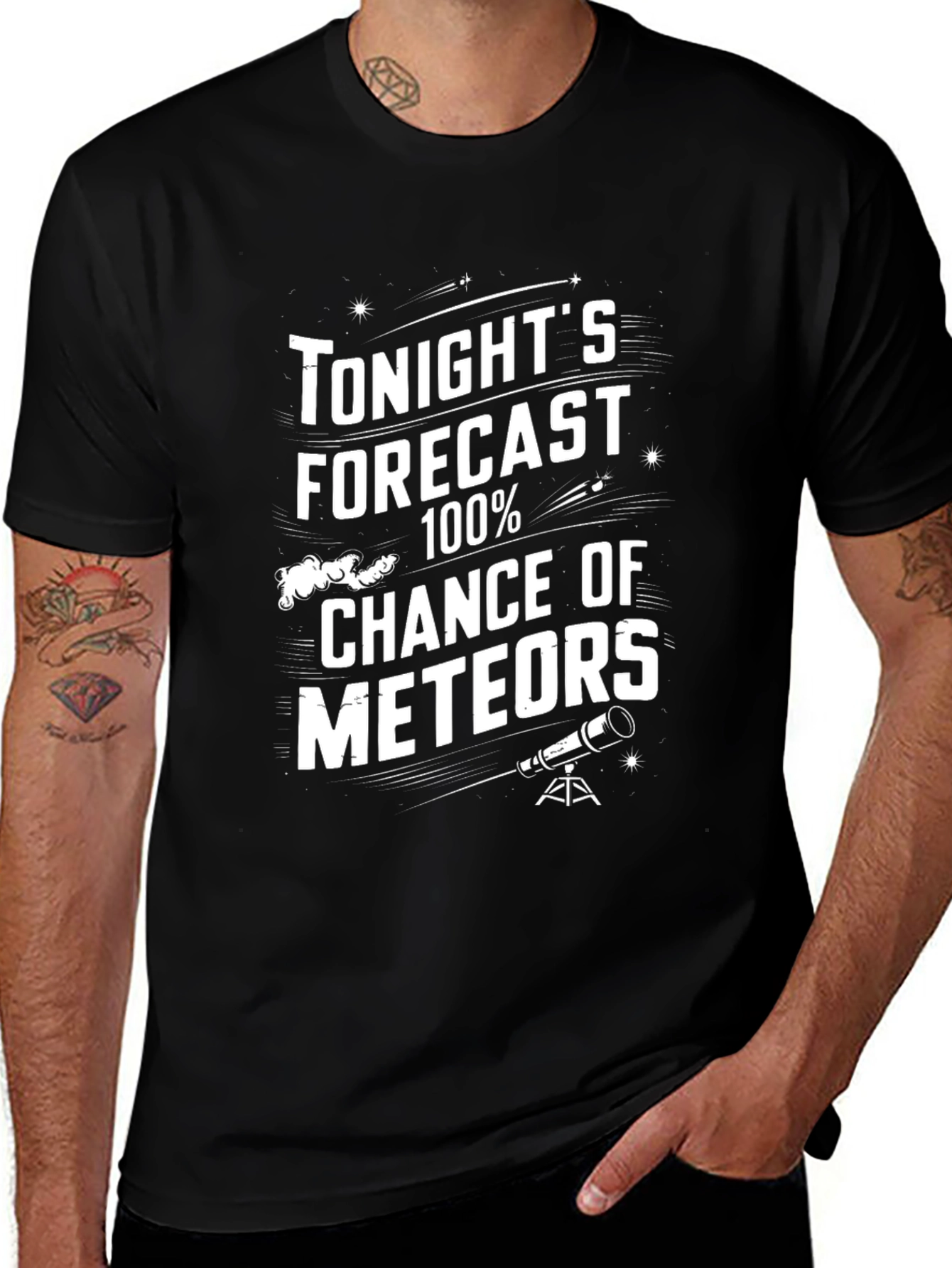 Tonights Forecast Meteor Shower T-Shirt