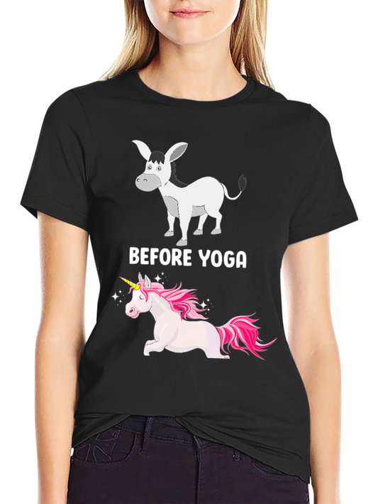Before Yoga Funny T-Shirt