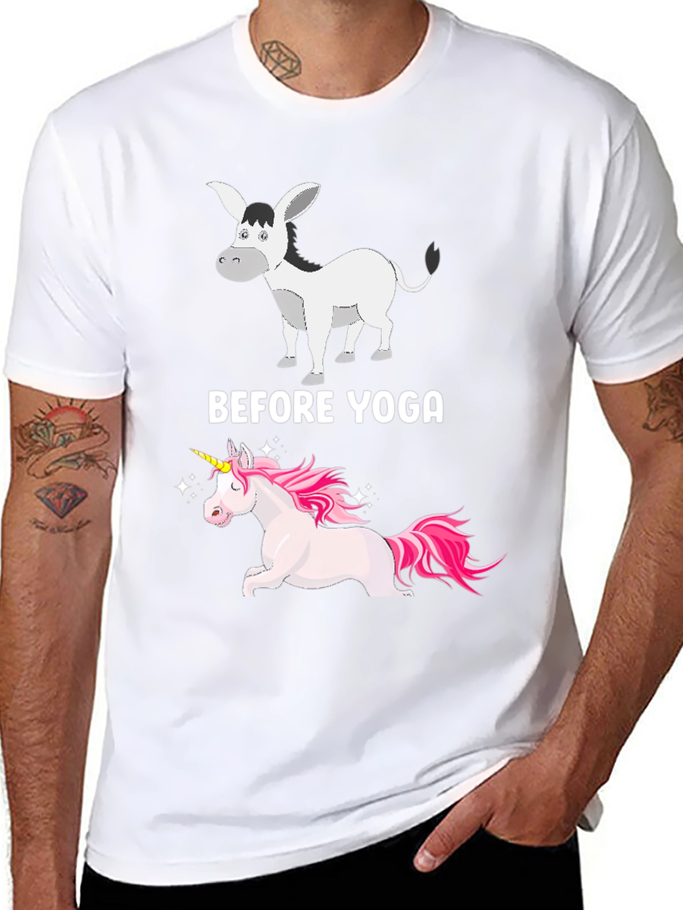 Before Yoga Funny T-Shirt
