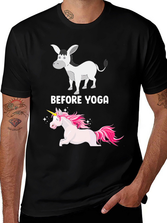 Before Yoga Funny T-Shirt