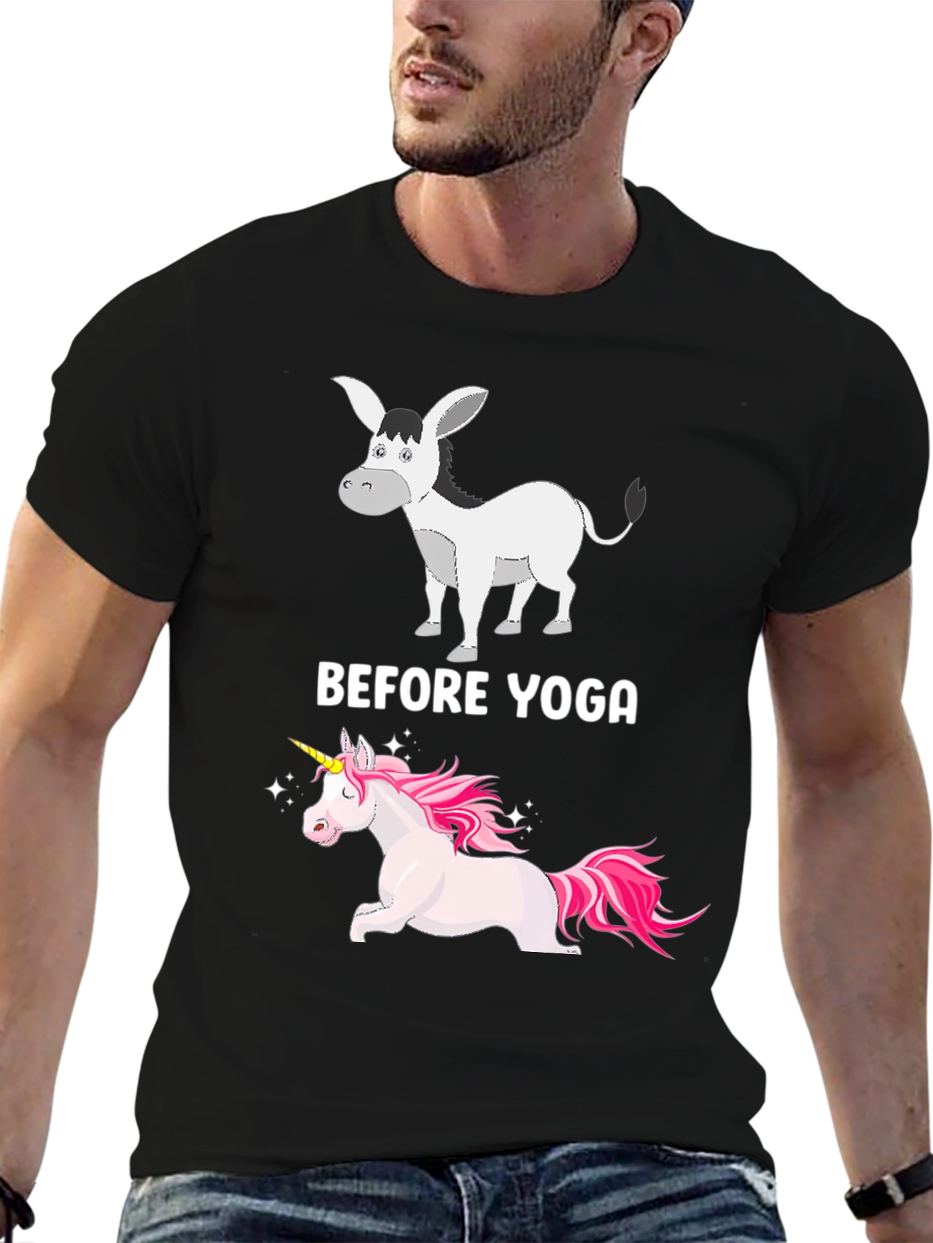 Before Yoga Funny T-Shirt