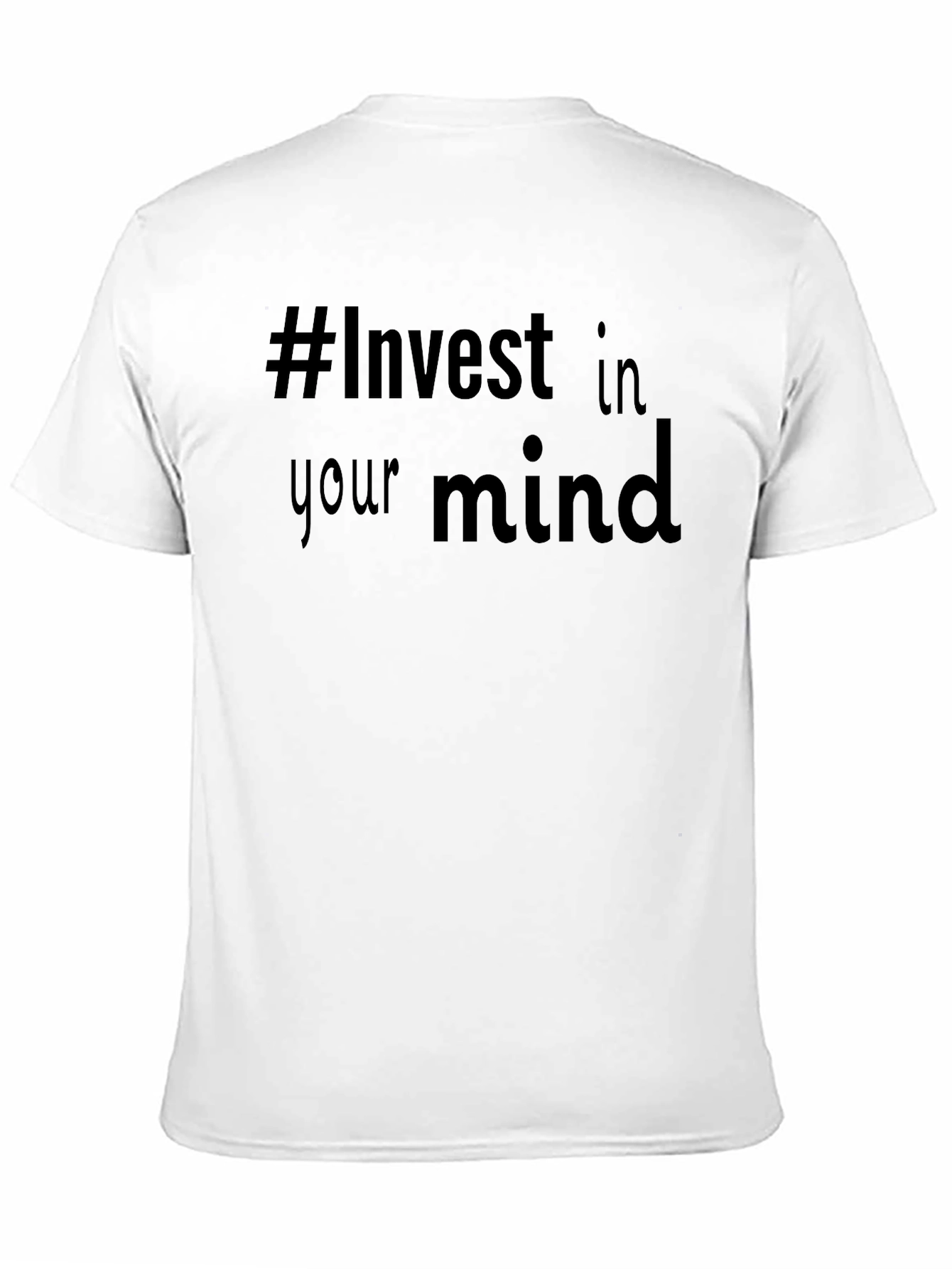 Invest in Your Mind T-Shirt - Black