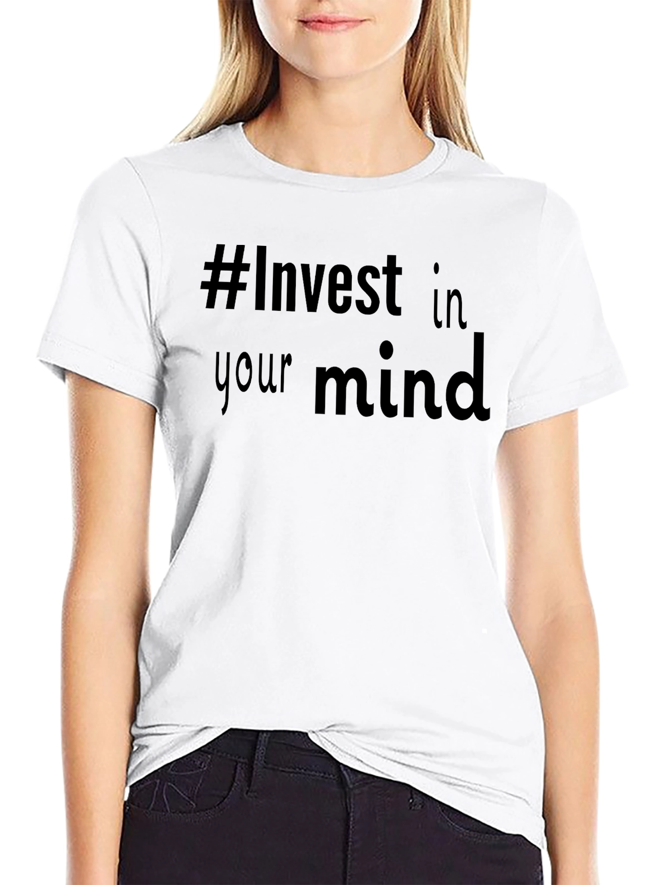 Invest in Your Mind T-Shirt - Black