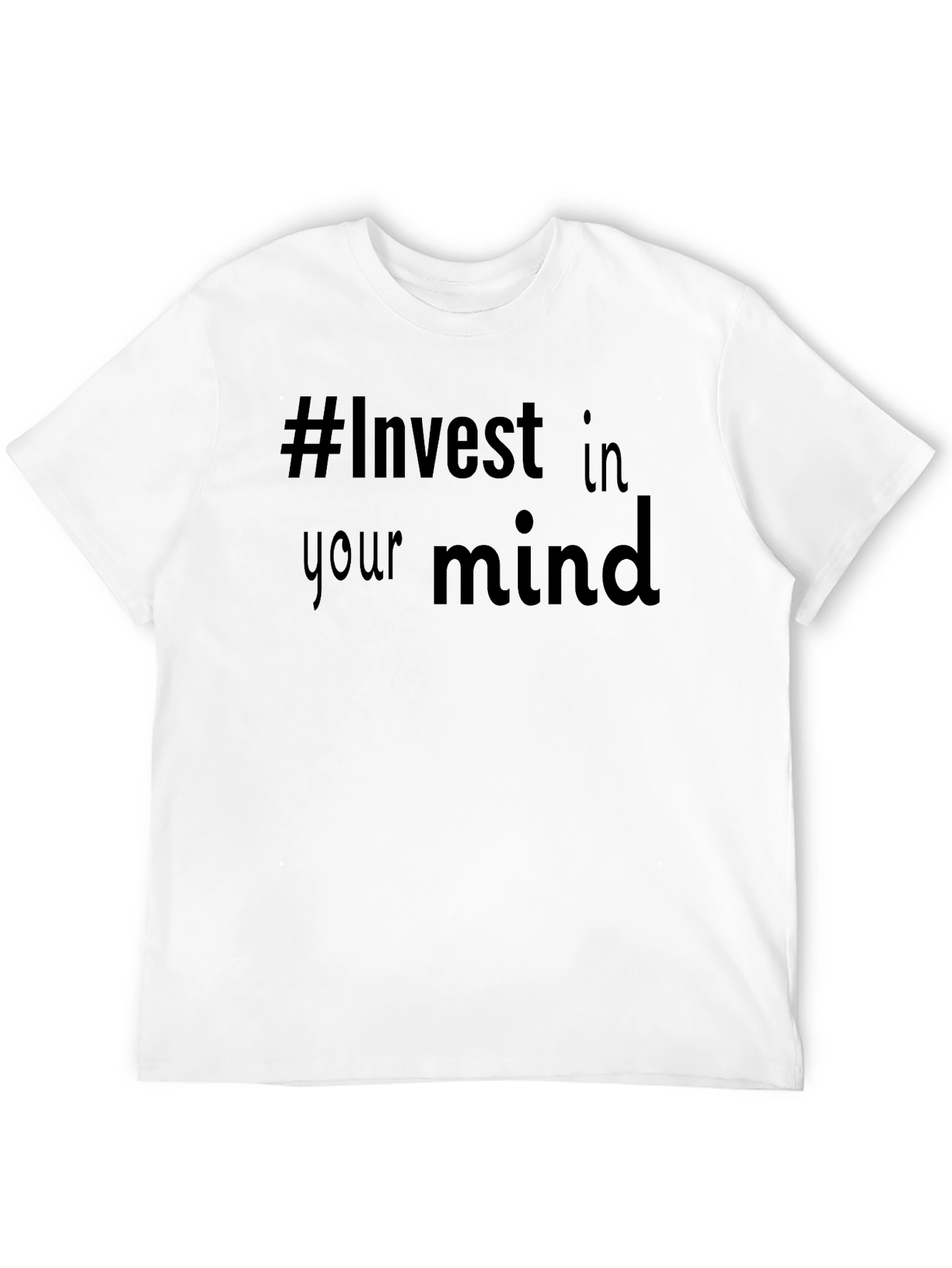 Invest in Your Mind T-Shirt - Black