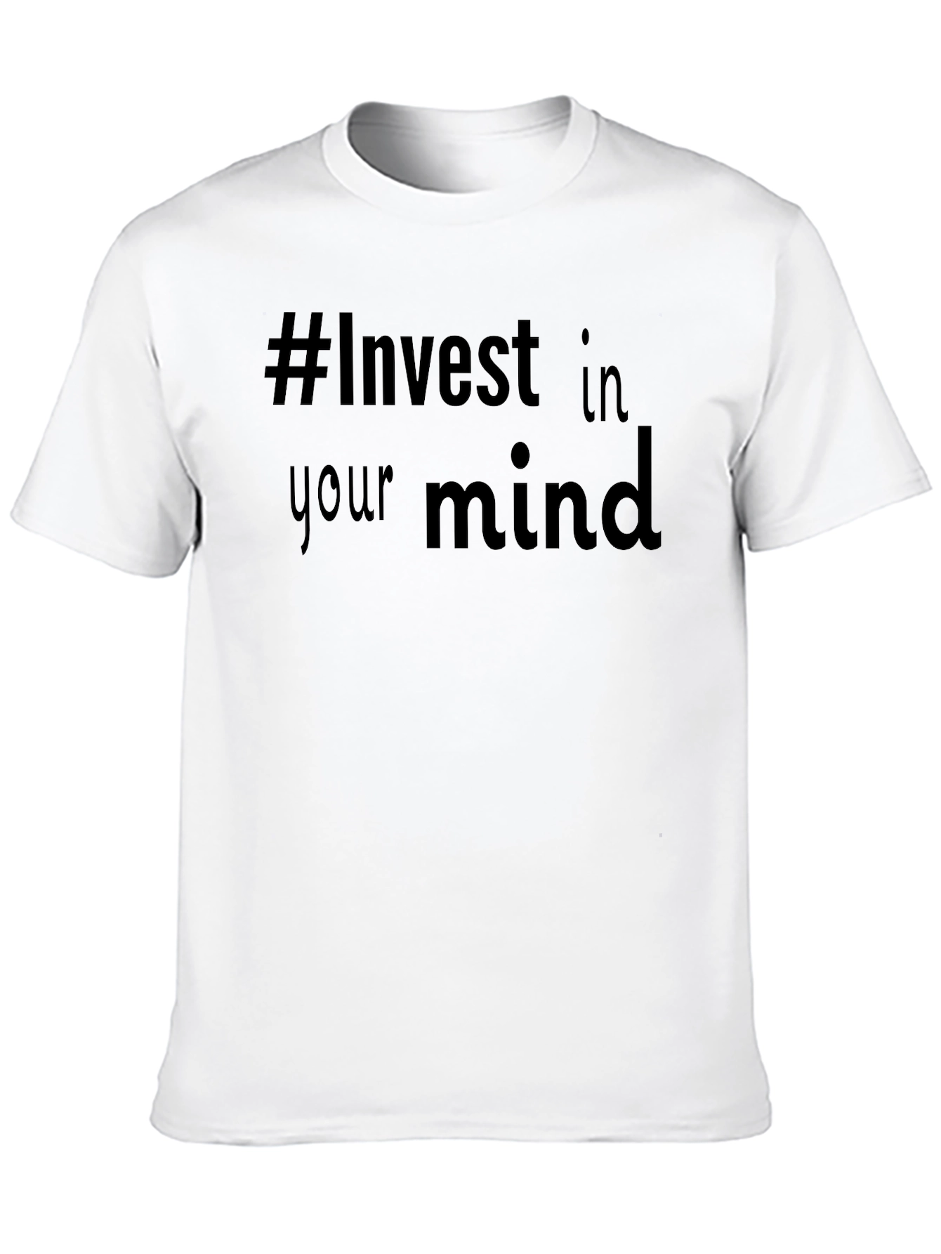 Invest in Your Mind T-Shirt - Black