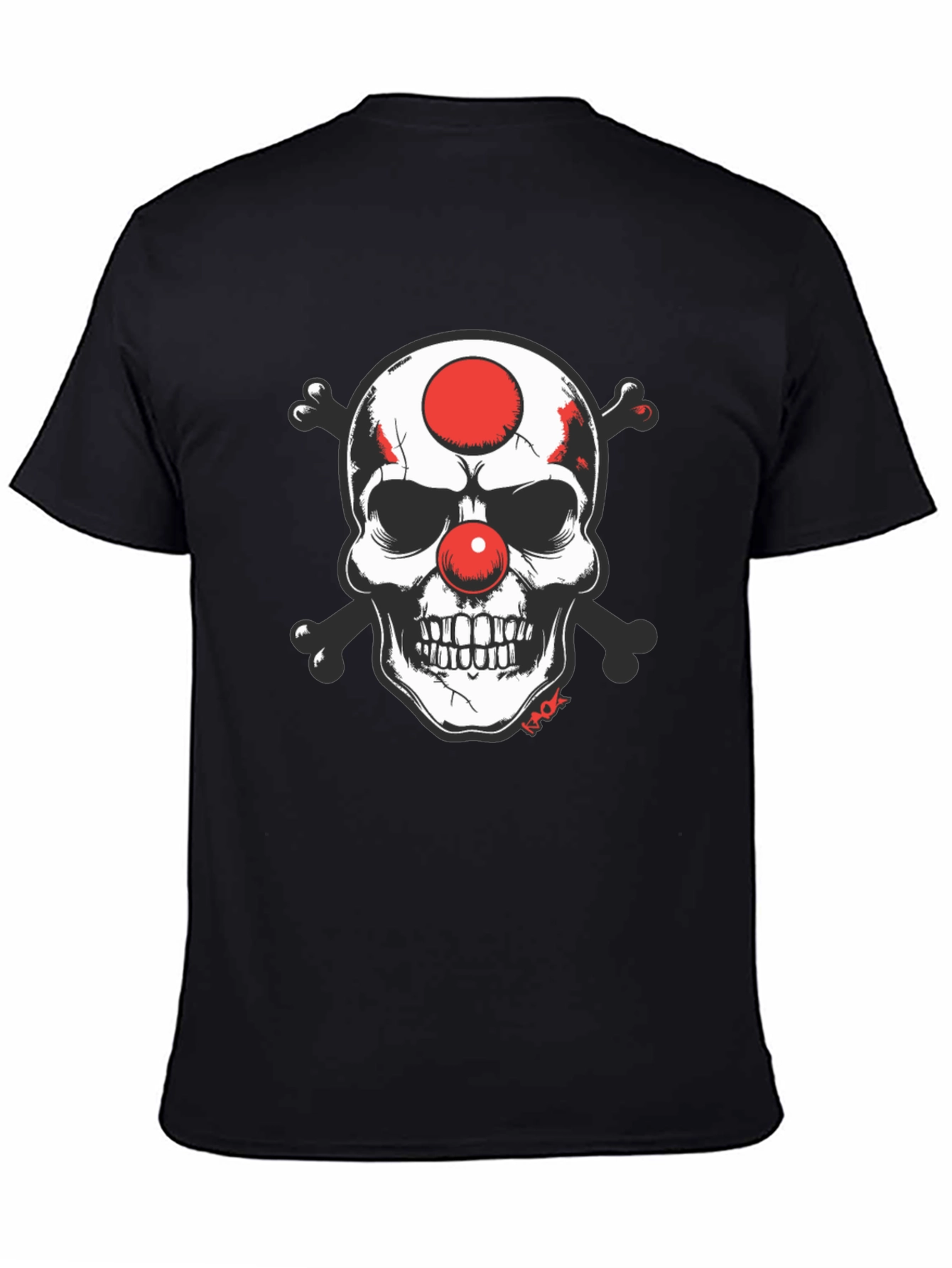 Skull Clown T-Shirt - Edgy Graphic Tee