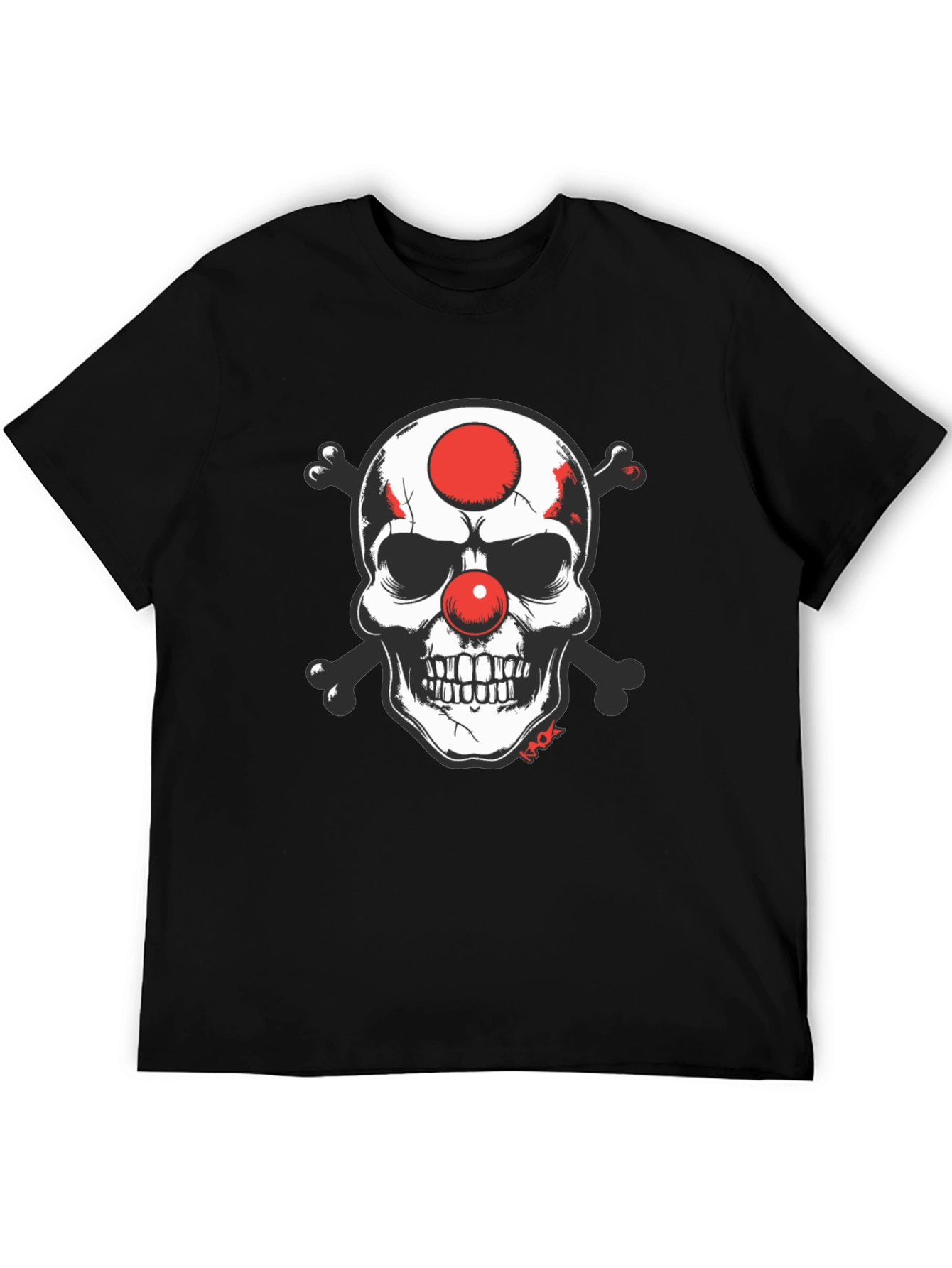 Skull Clown T-Shirt - Edgy Graphic Tee