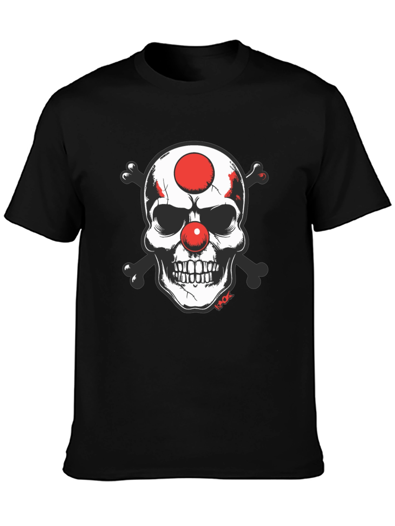 Skull Clown T-Shirt - Edgy Graphic Tee