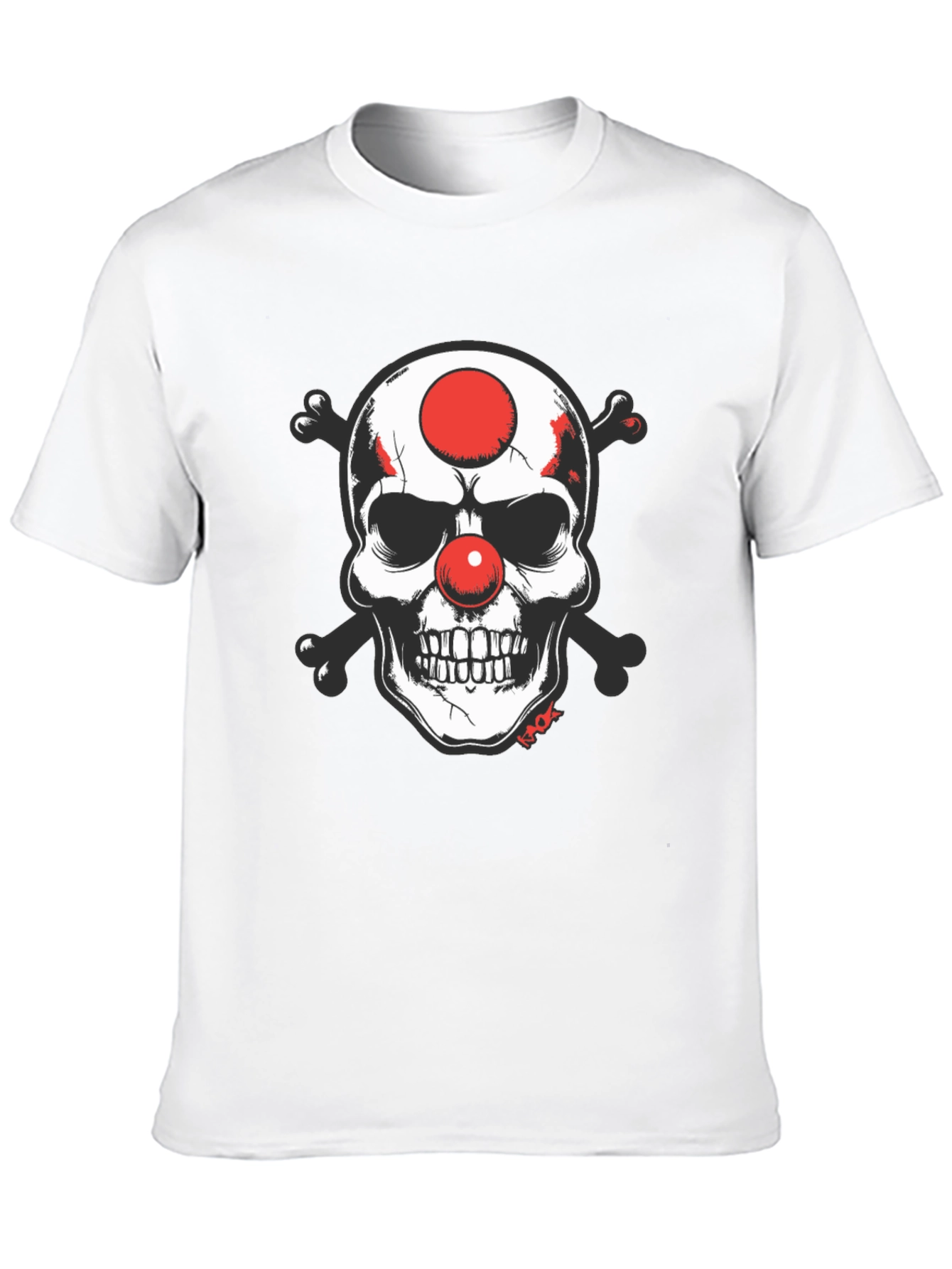 Skull Clown T-Shirt - Edgy Graphic Tee