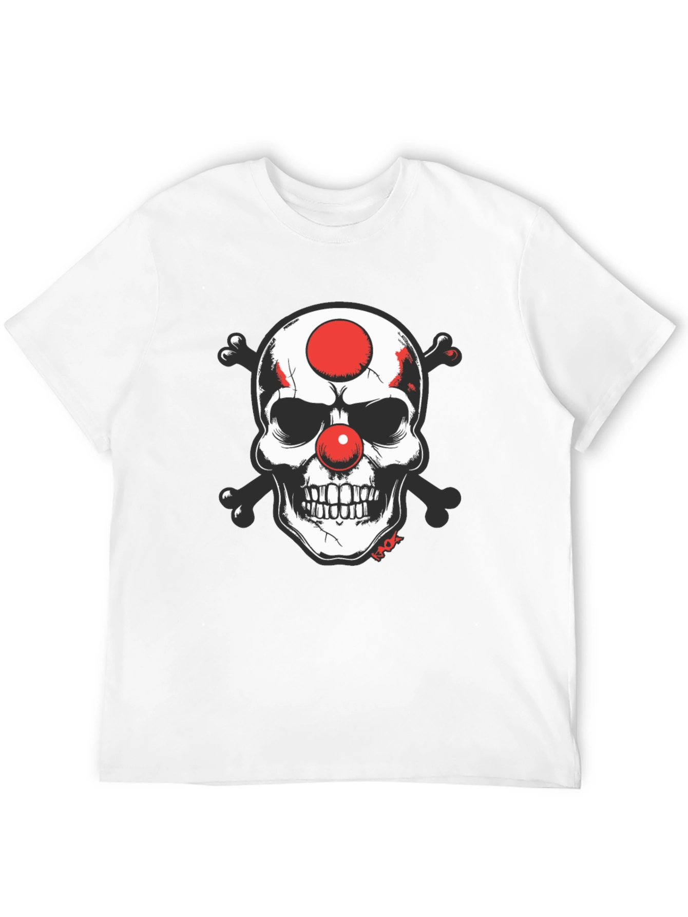 Skull Clown T-Shirt - Edgy Graphic Tee