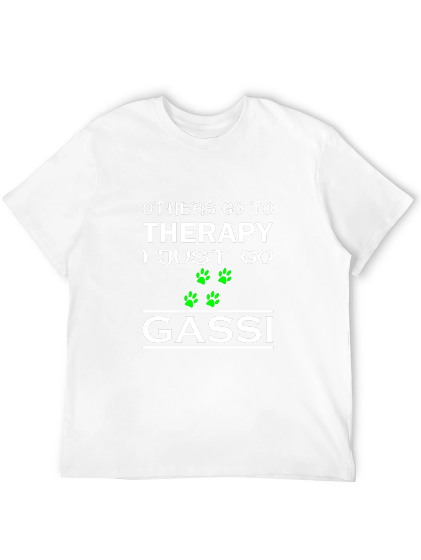 Therapy Dog T-Shirt -  Mens Black Graphic Tee