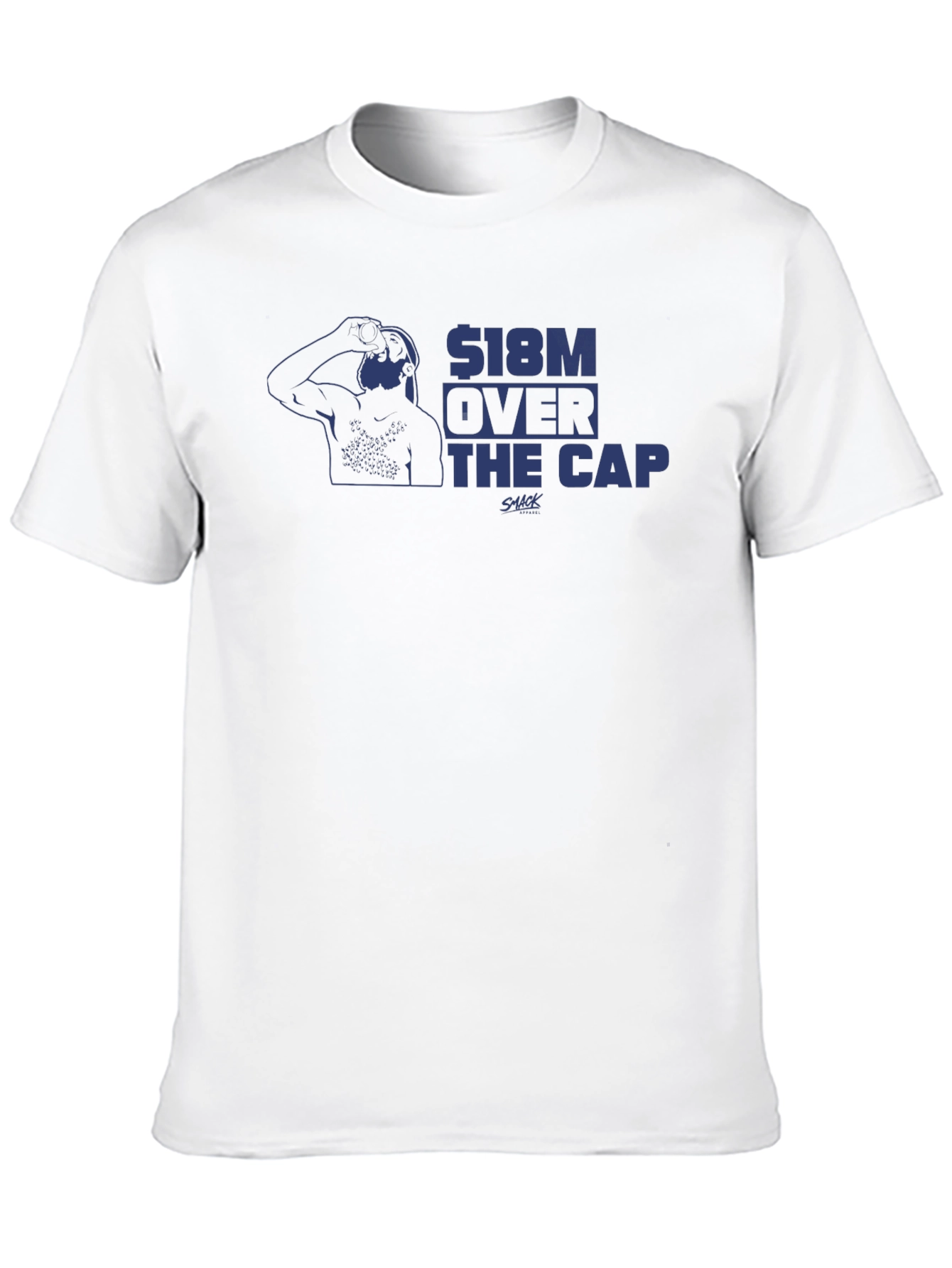 $18M Over The Cap Graphic T-Shirt - Black
