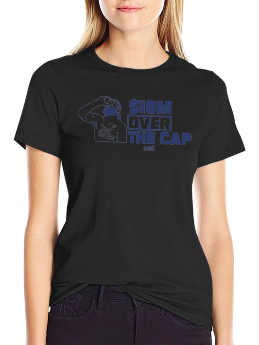 $18M Over The Cap Graphic T-Shirt - Black