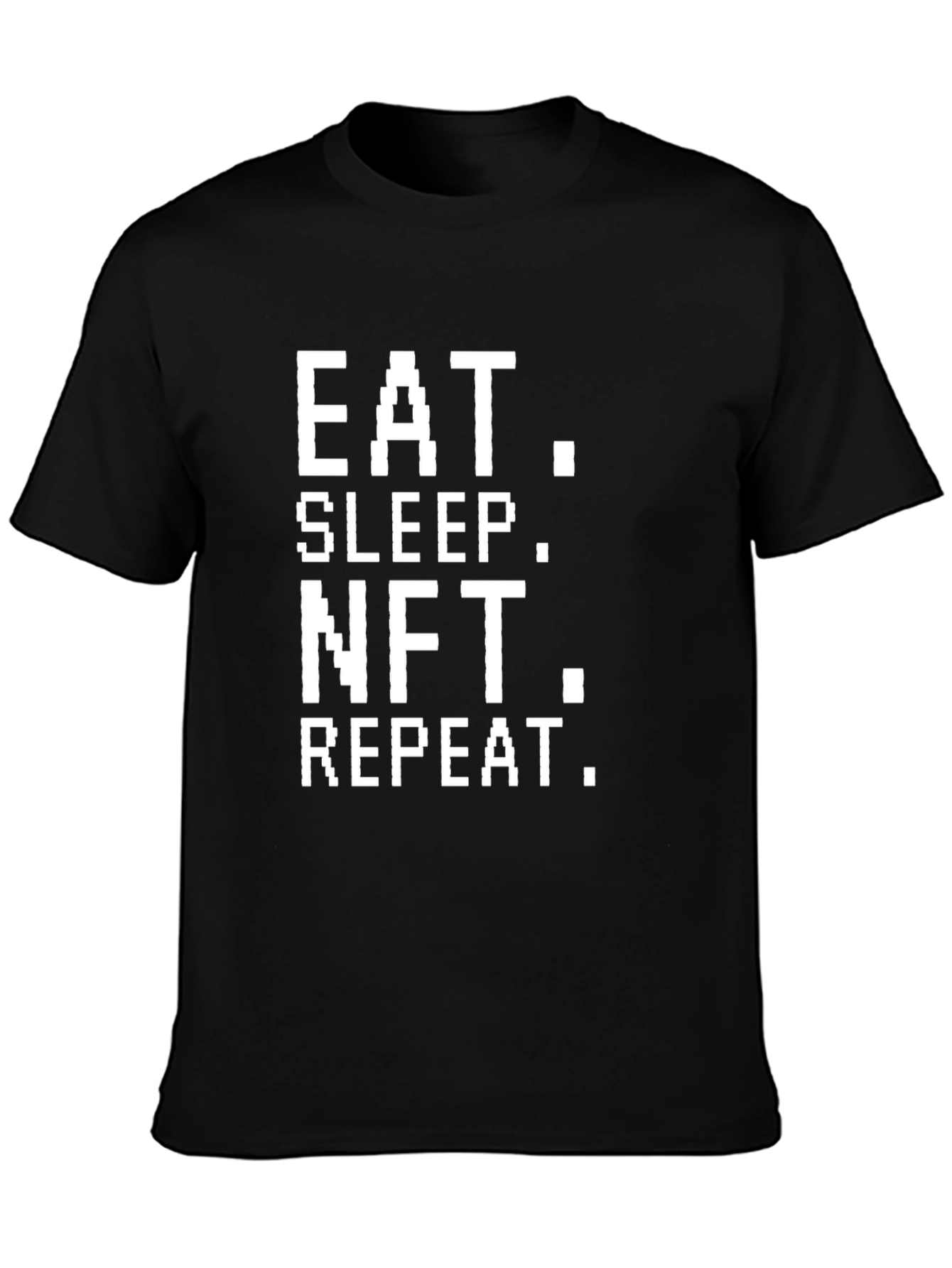 Eat Sleep NFT Repeat Black T-Shirt
