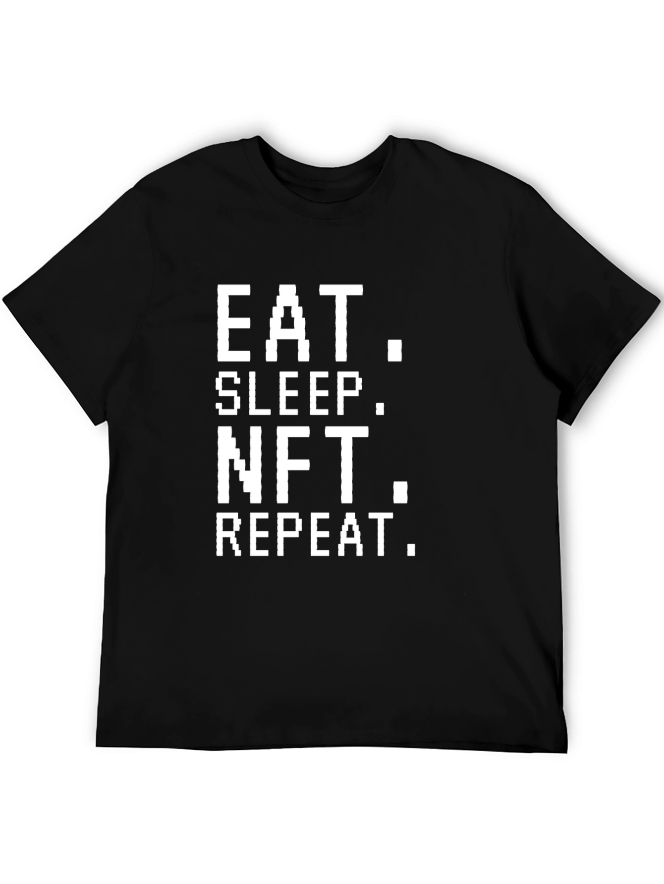 Eat Sleep NFT Repeat Black T-Shirt