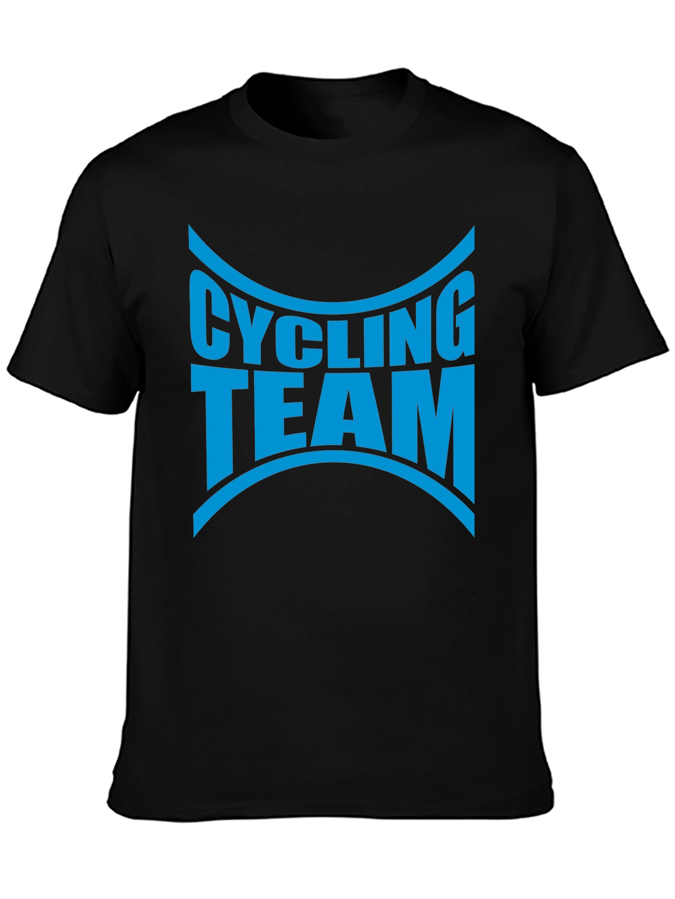 Cycling Team Graphic T-Shirt - Black