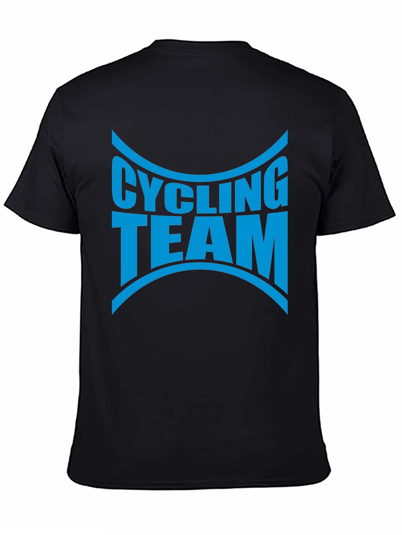 Cycling Team Graphic T-Shirt - Black