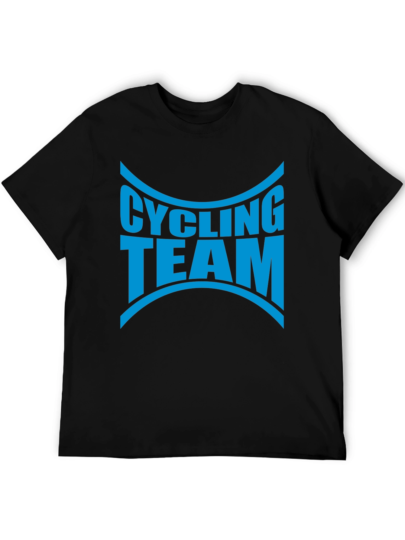 Cycling Team Graphic T-Shirt - Black