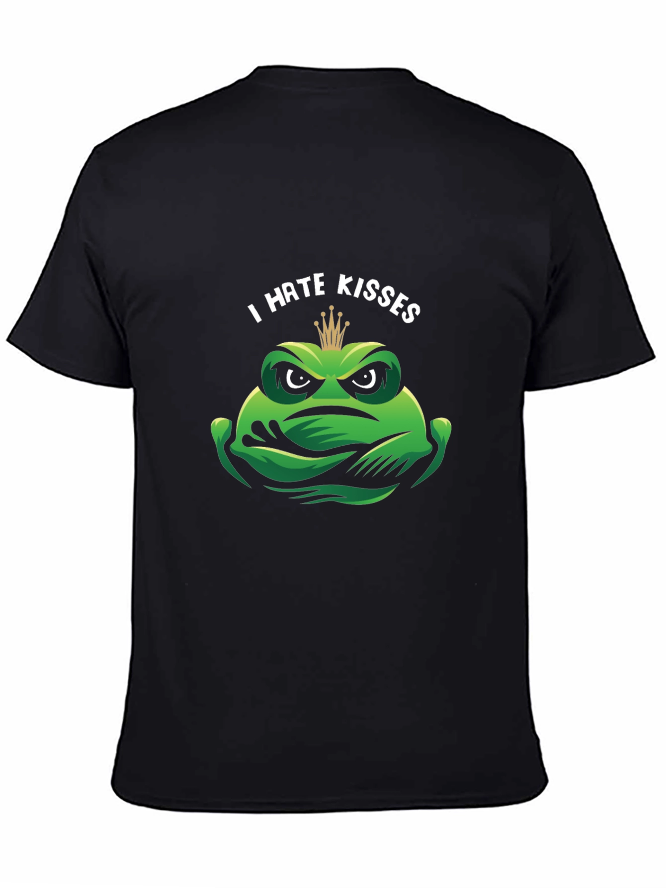 I Hate Kisses Frog Graphic T-Shirt