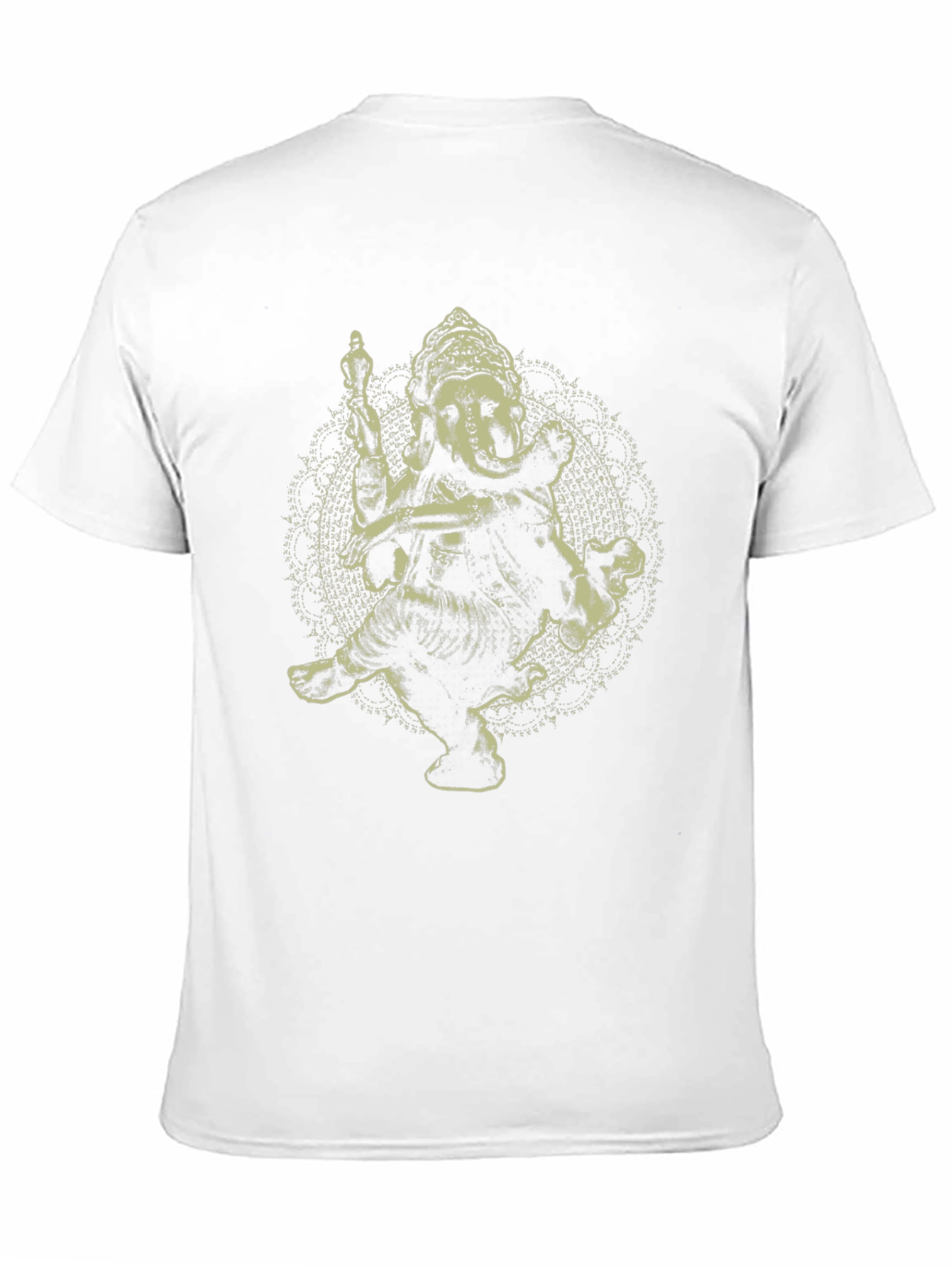 Ganesh Graphic Tee - Black Cotton Blend