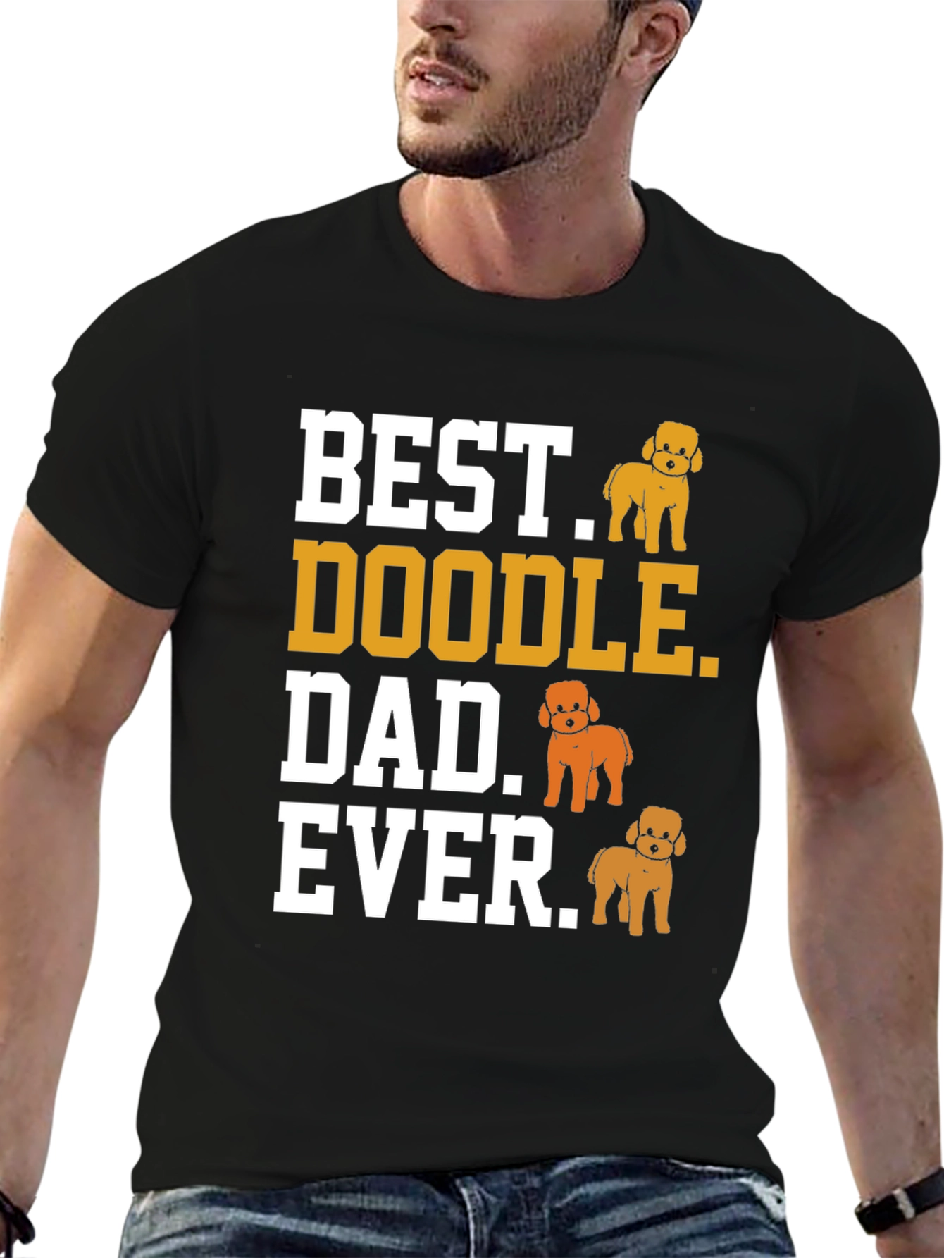 Best Doodle Dad Ever Graphic Tee