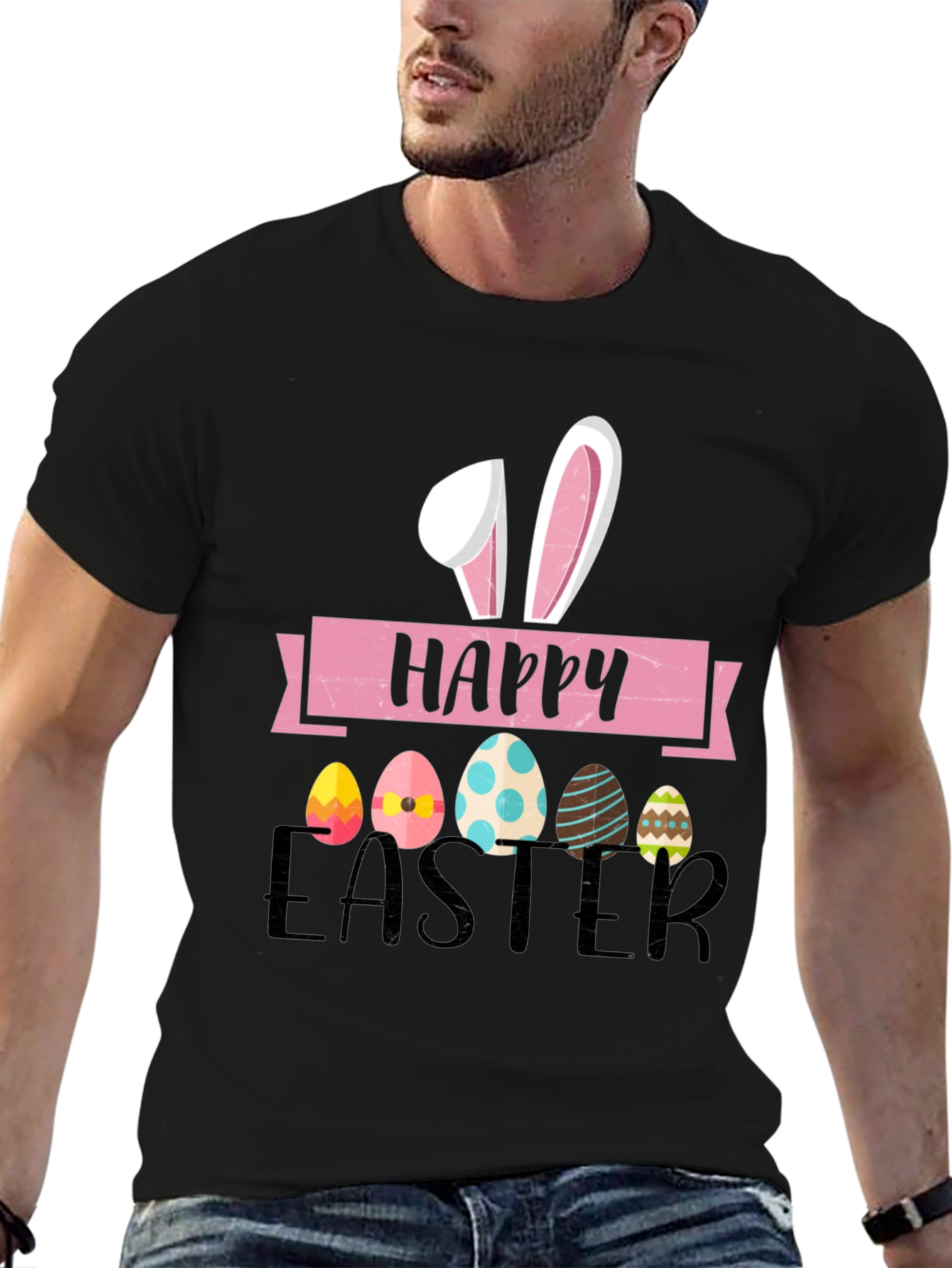 Happy Easter Bunny Ears Egg T-Shirt