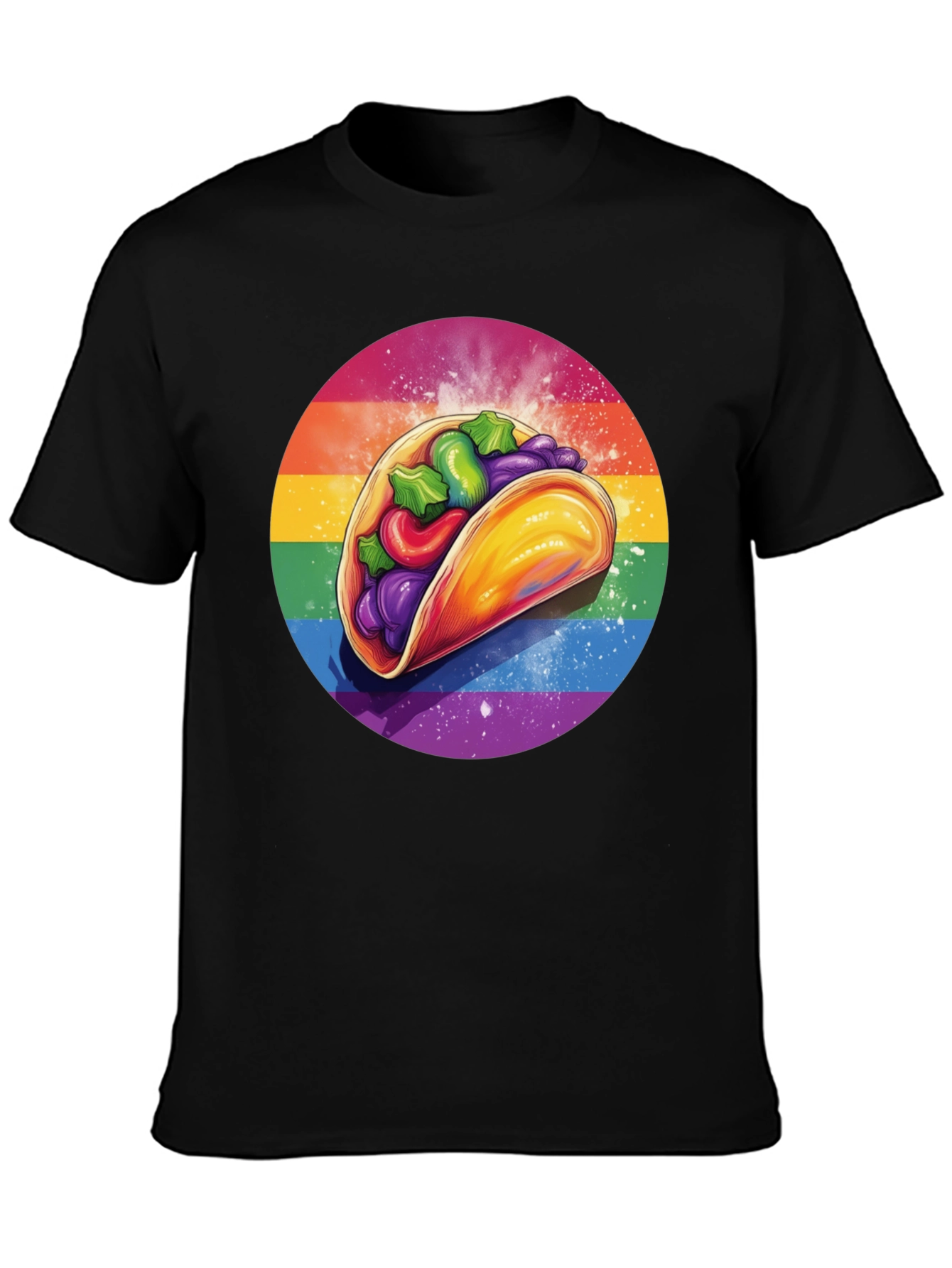 LGBTQ+ Pride Taco Graphic T-Shirt
