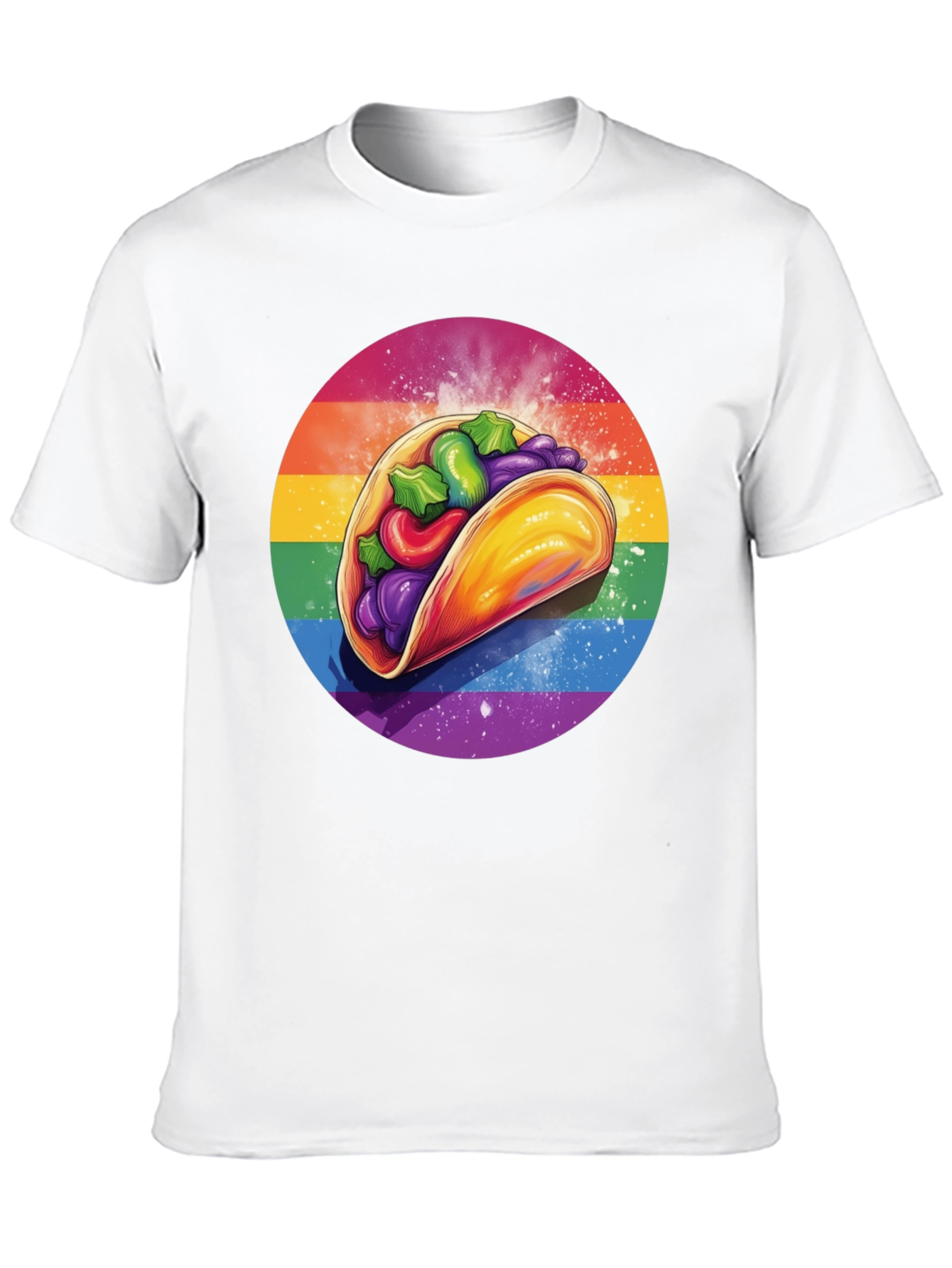 LGBTQ+ Pride Taco Graphic T-Shirt