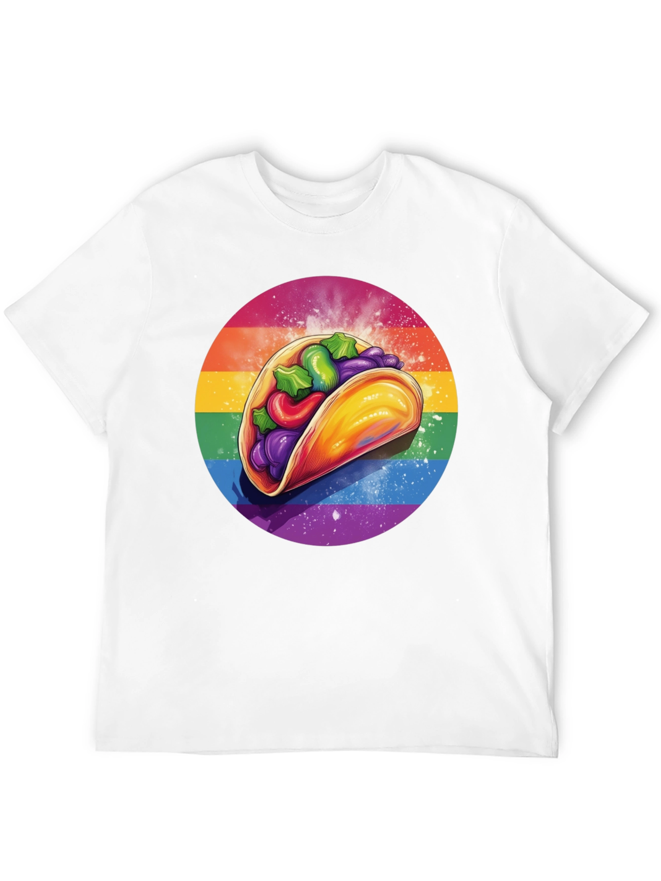 LGBTQ+ Pride Taco Graphic T-Shirt