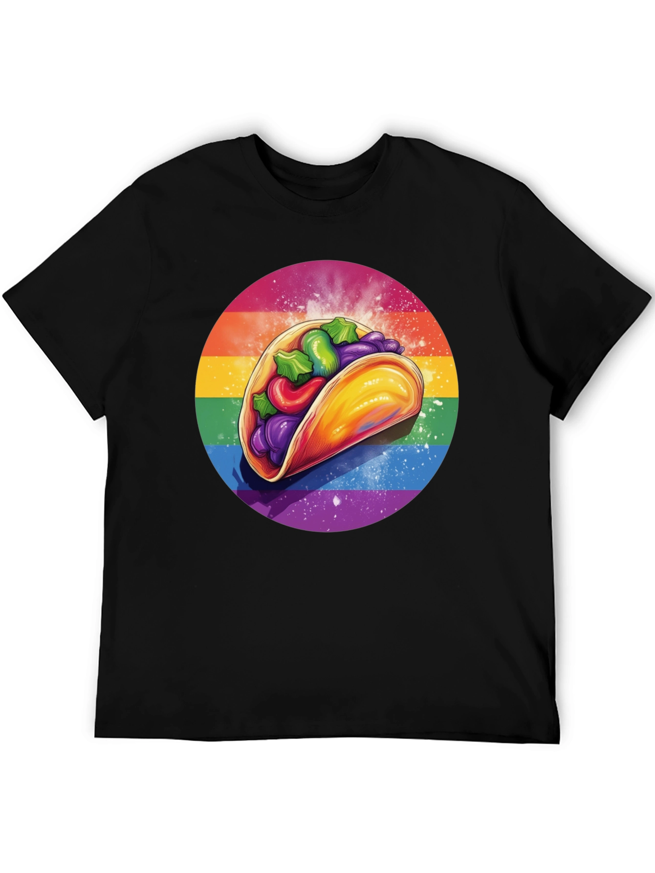 LGBTQ+ Pride Taco Graphic T-Shirt