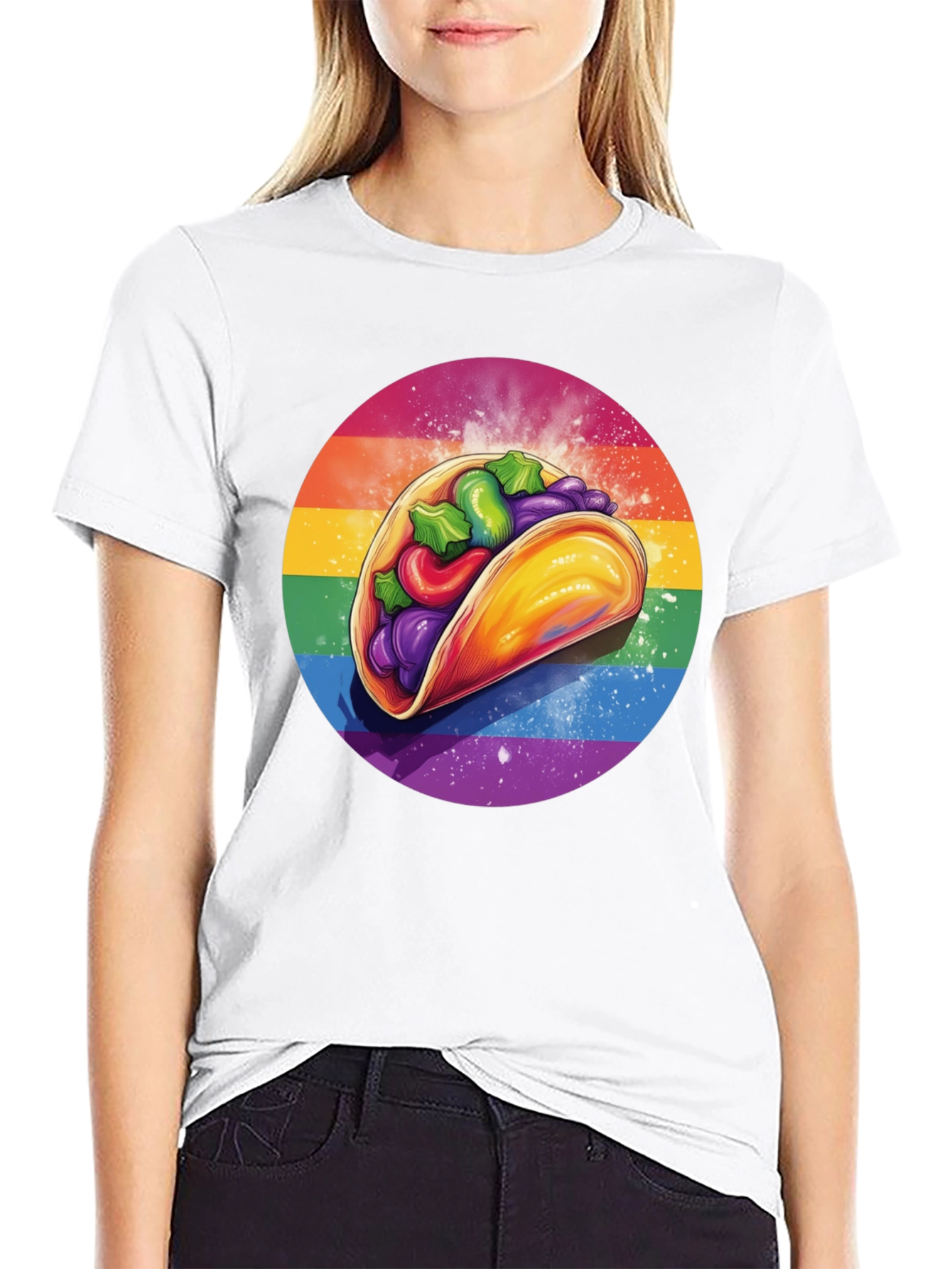 LGBTQ+ Pride Taco Graphic T-Shirt