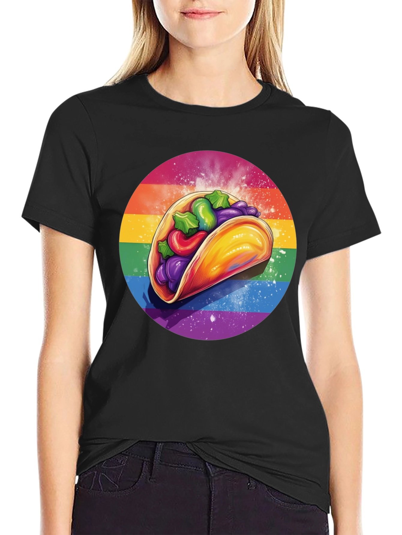 LGBTQ+ Pride Taco Graphic T-Shirt
