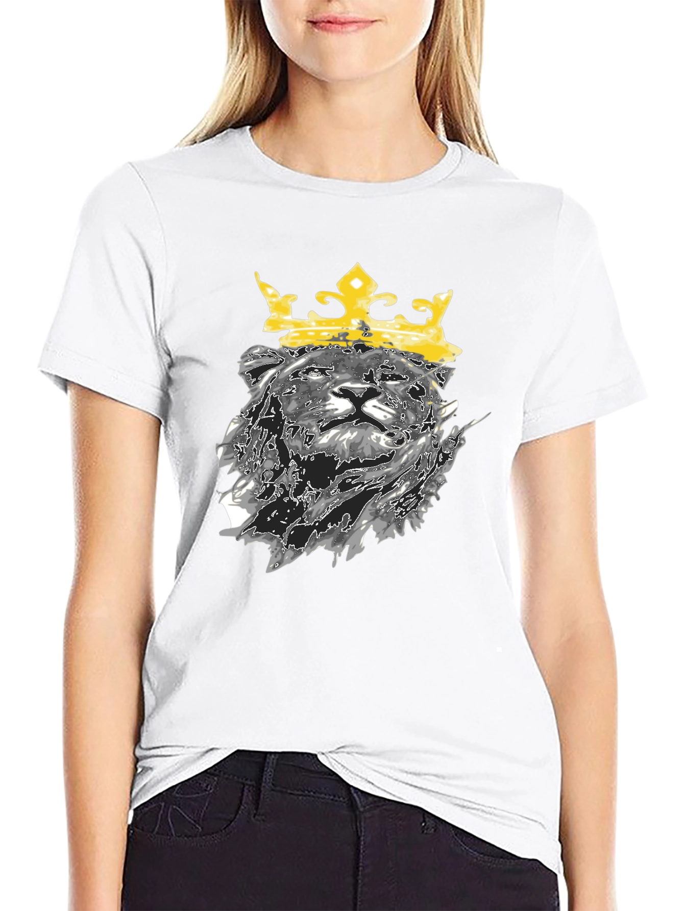 King Lion Graphic Tee - Black