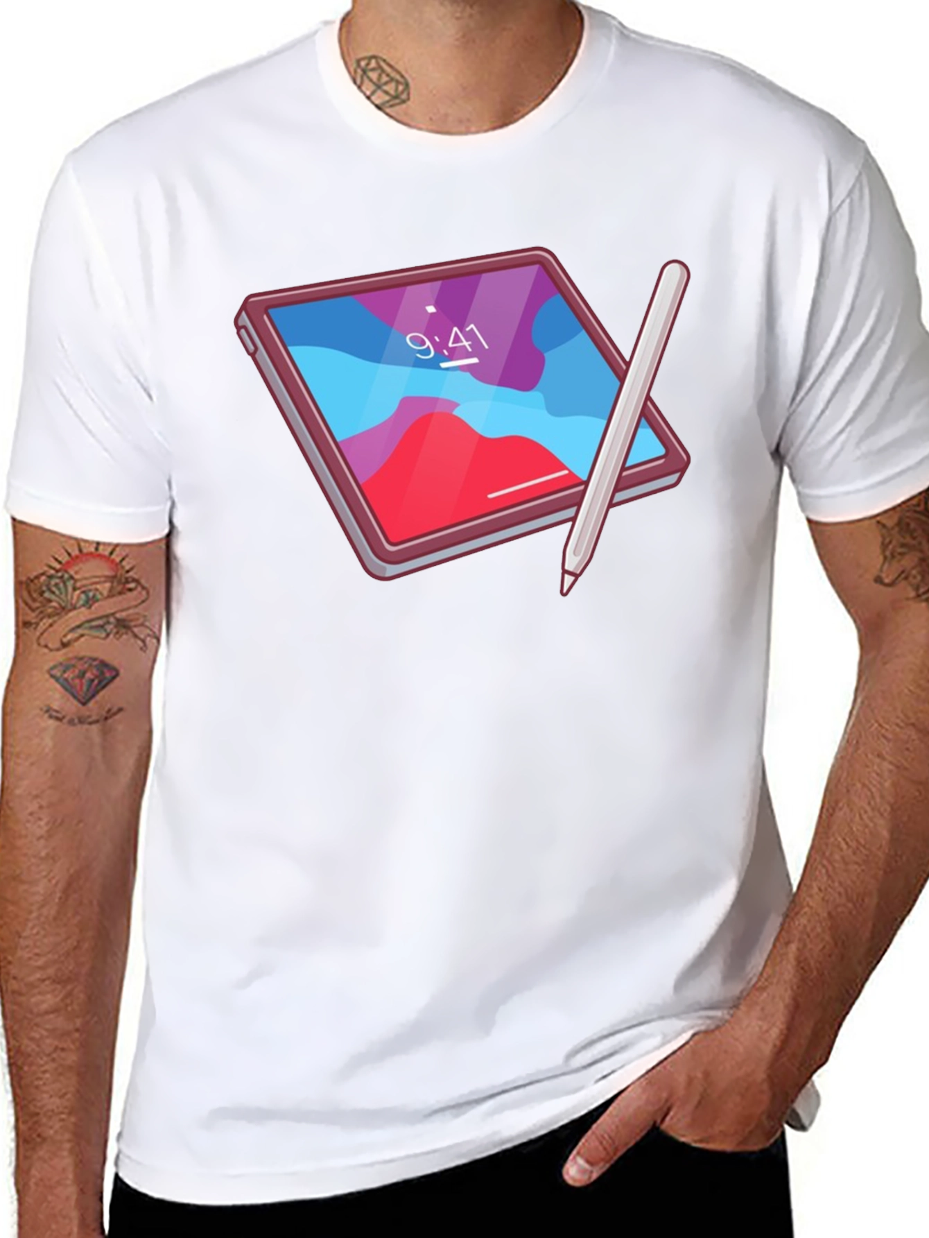 Tech Tablet T-Shirt - Gadget Graphic Tee