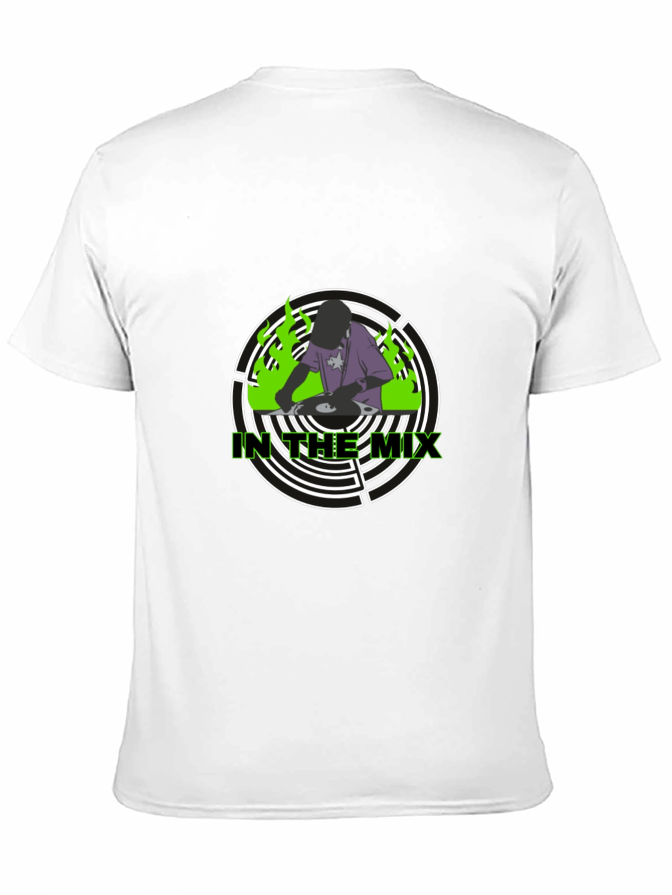 In The Mix DJ Graphic T-Shirt - Black