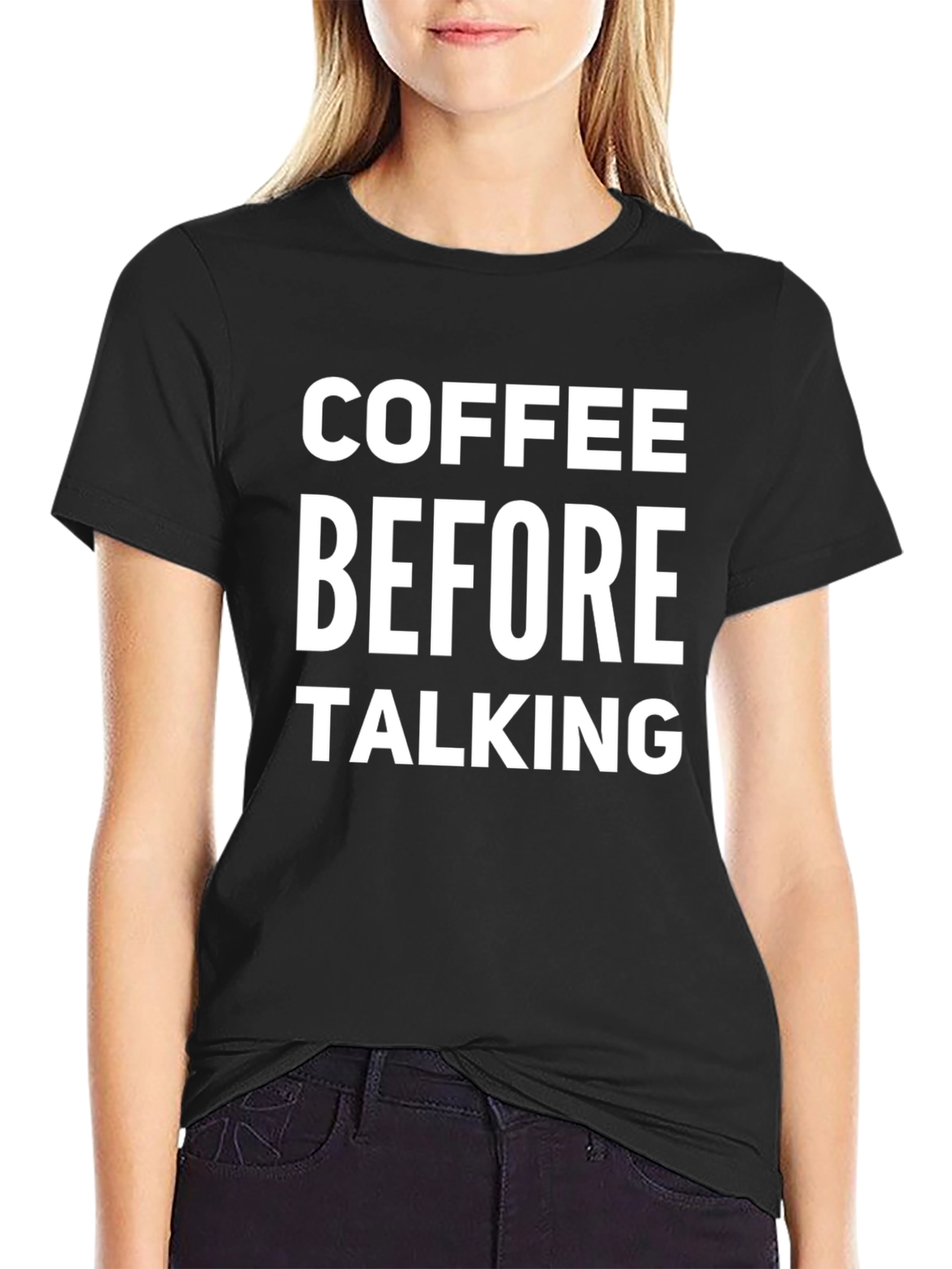 Coffee Before Talking Graphic T-Shirt