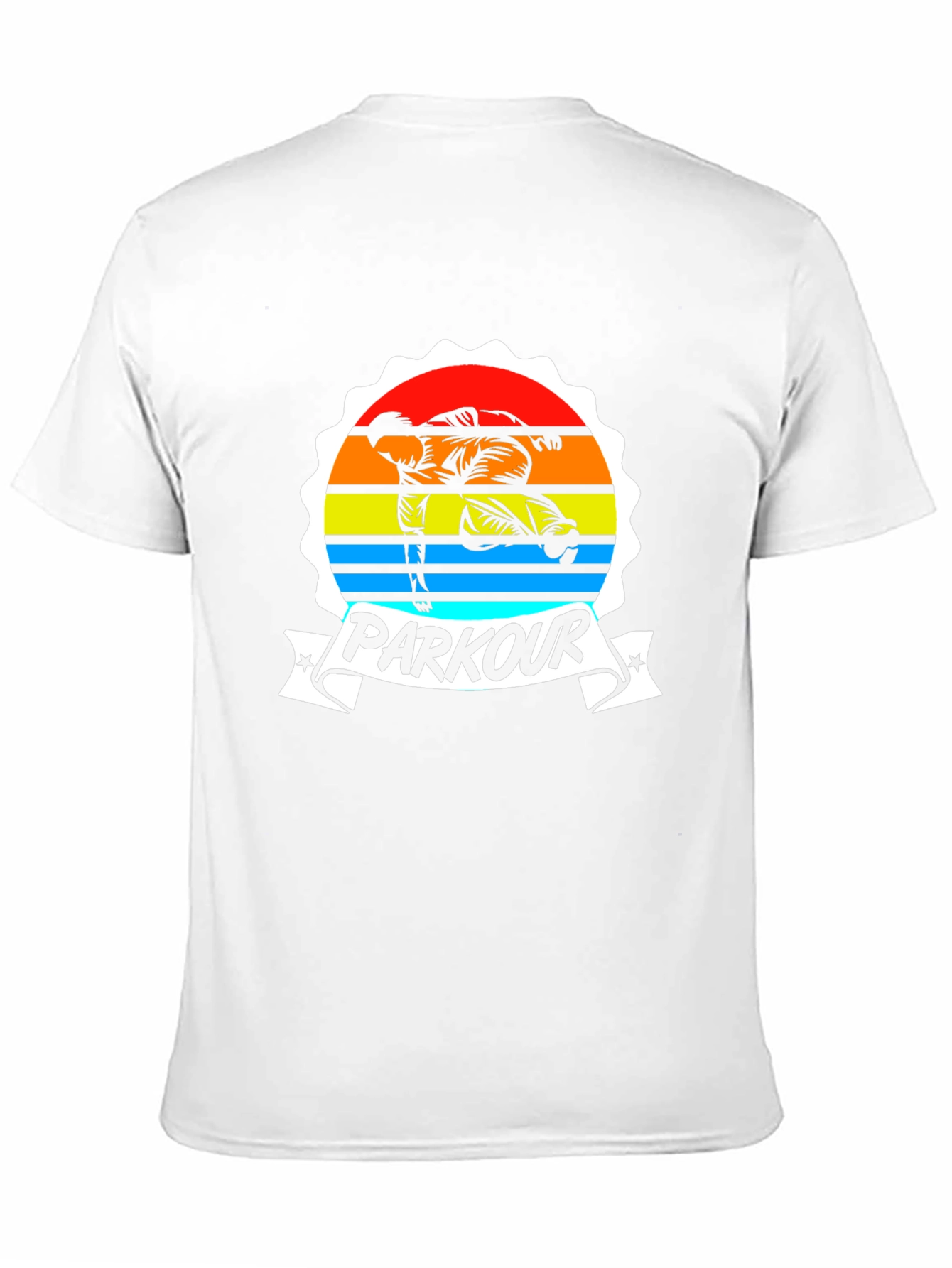 Parkour Graphic Tee - Urban Style Black T-Shirt