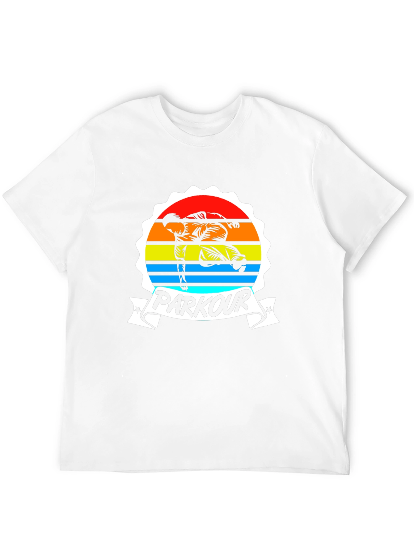 Parkour Graphic Tee - Urban Style Black T-Shirt