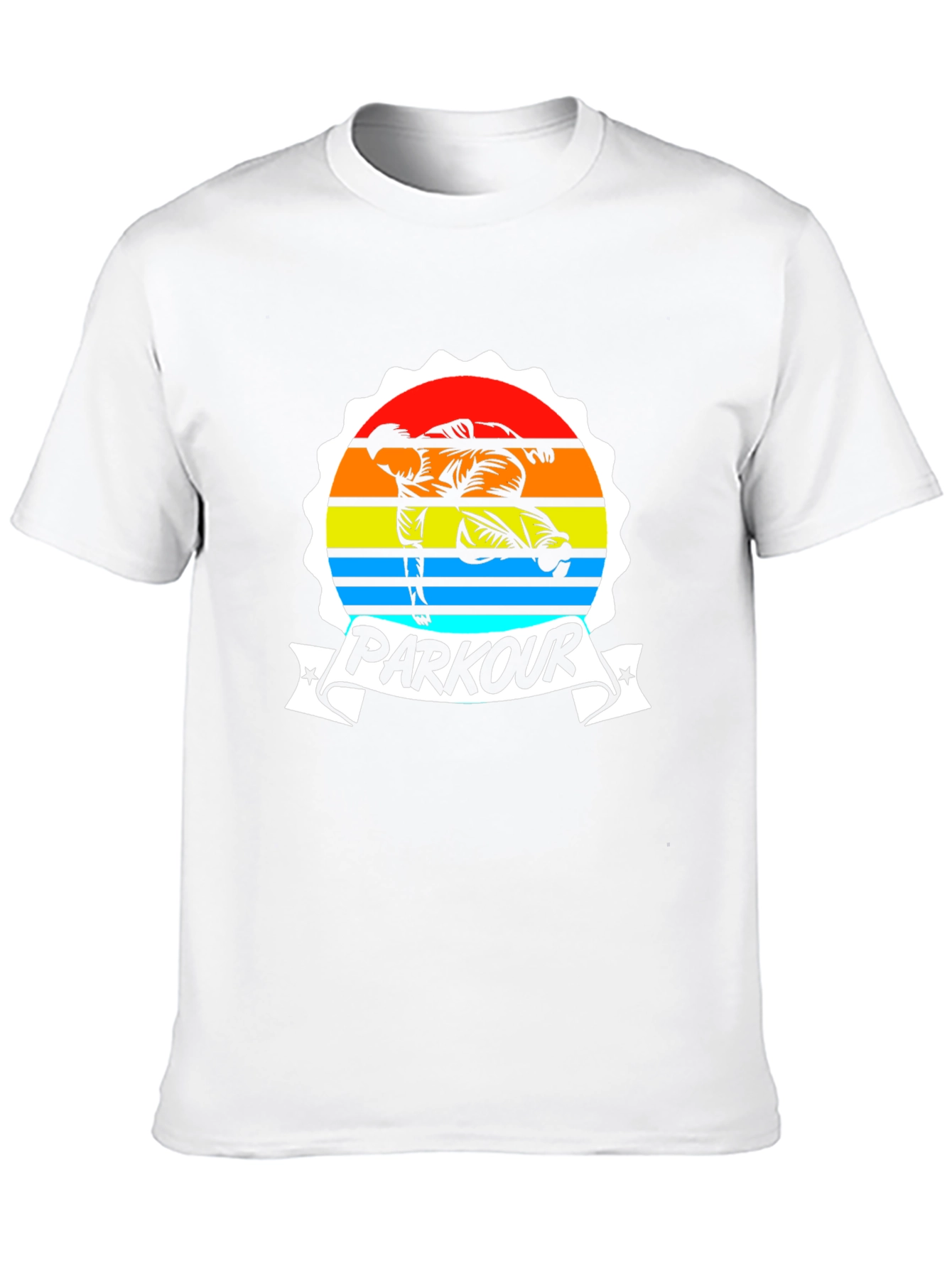 Parkour Graphic Tee - Urban Style Black T-Shirt