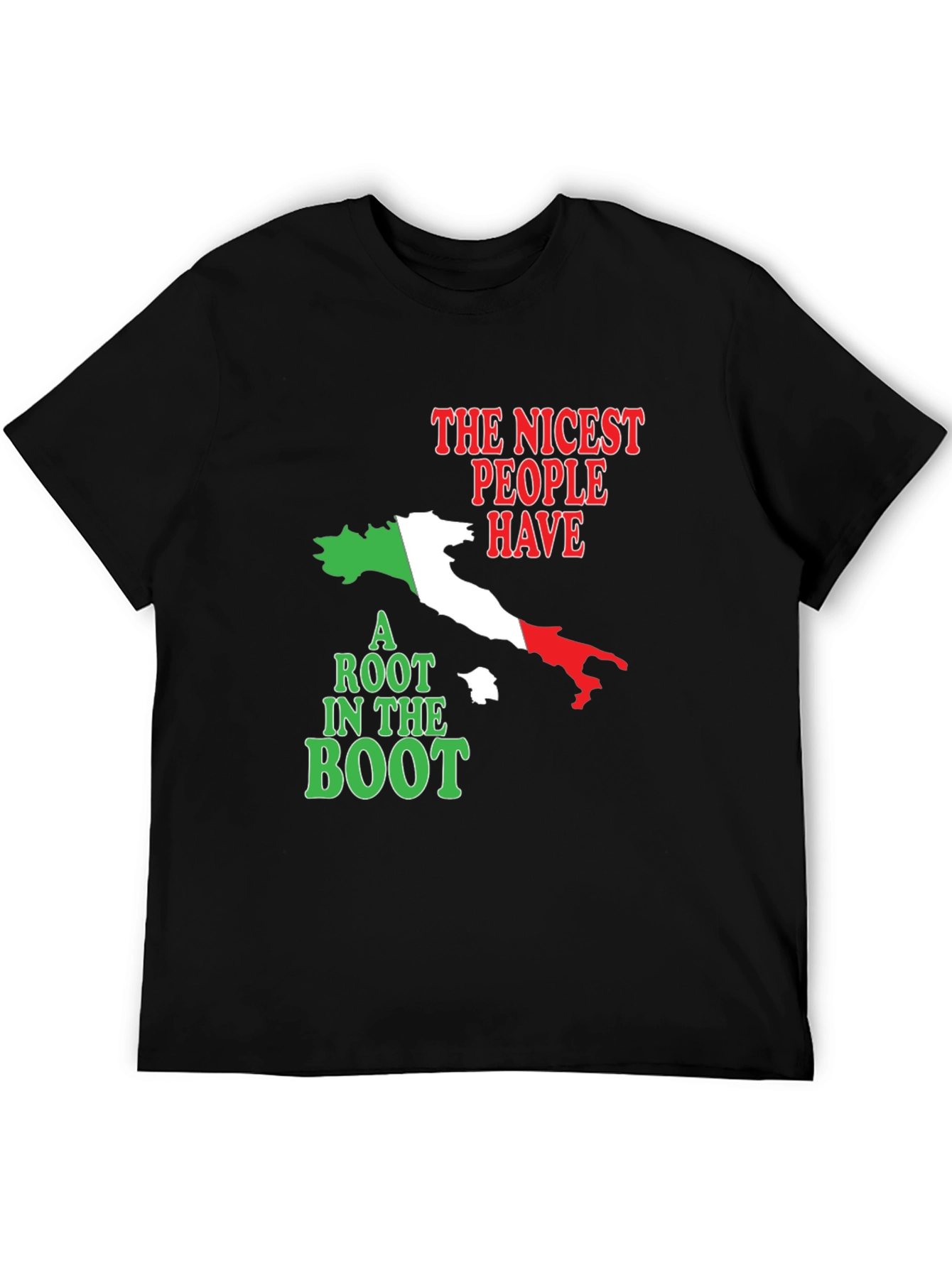 Italian Pride T-Shirt: Nicest People Rooted in Italy