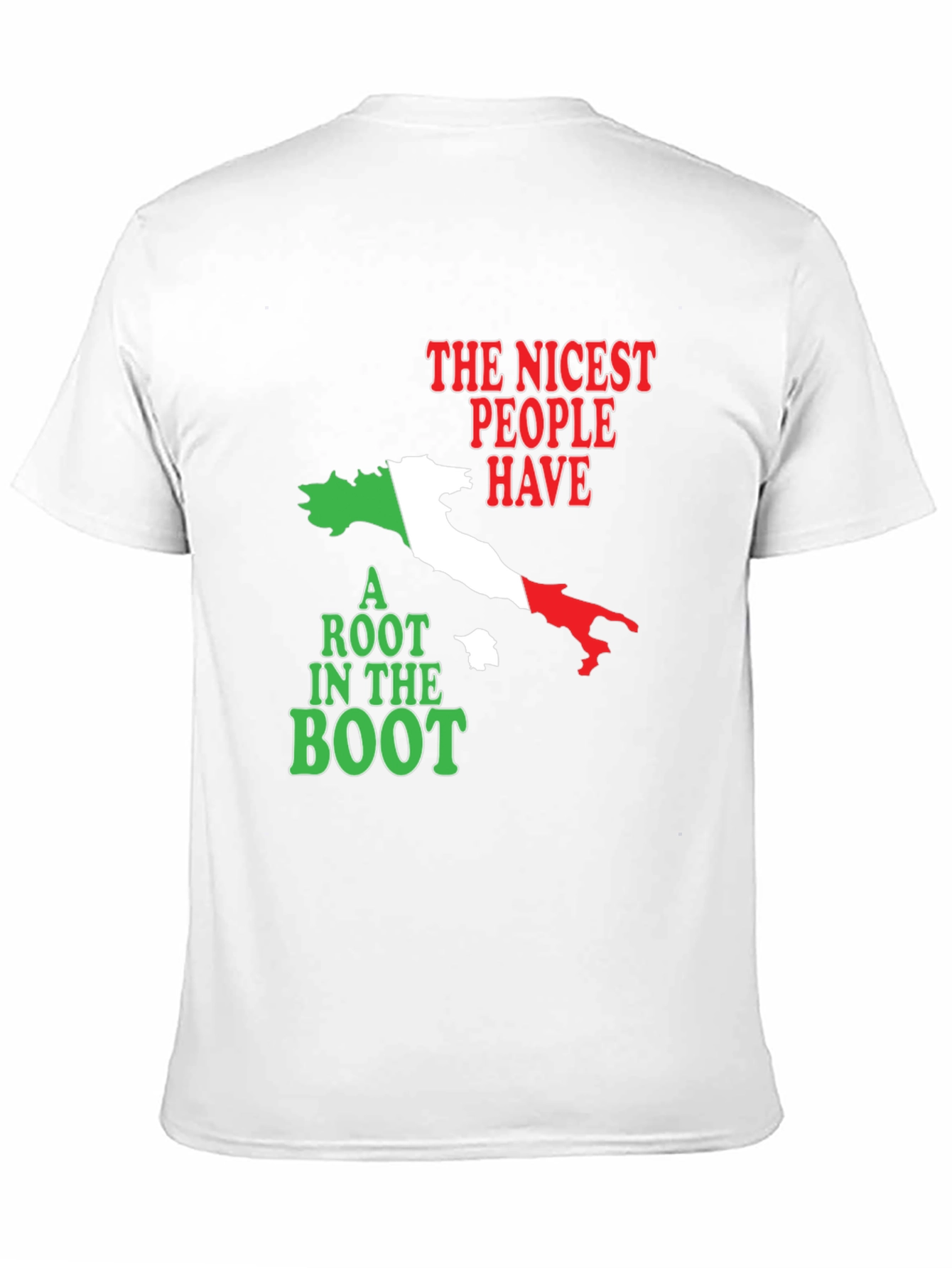 Italian Pride T-Shirt: Nicest People Rooted in Italy