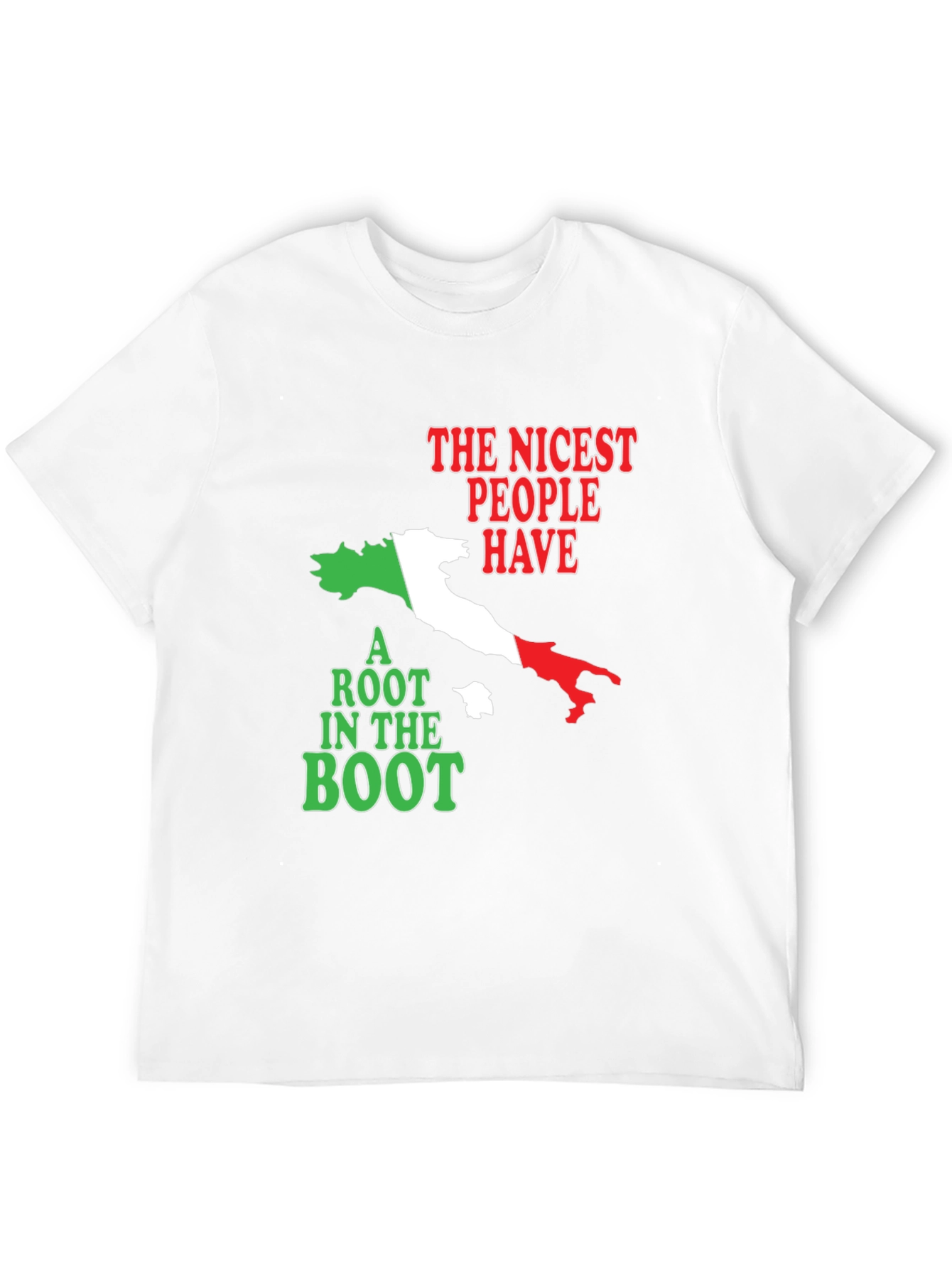 Italian Pride T-Shirt: Nicest People Rooted in Italy