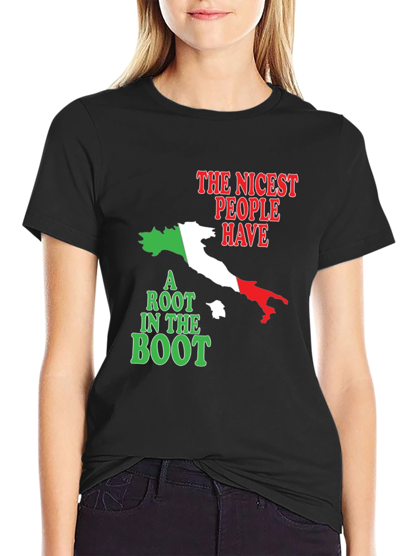 Italian Pride T-Shirt: Nicest People Rooted in Italy