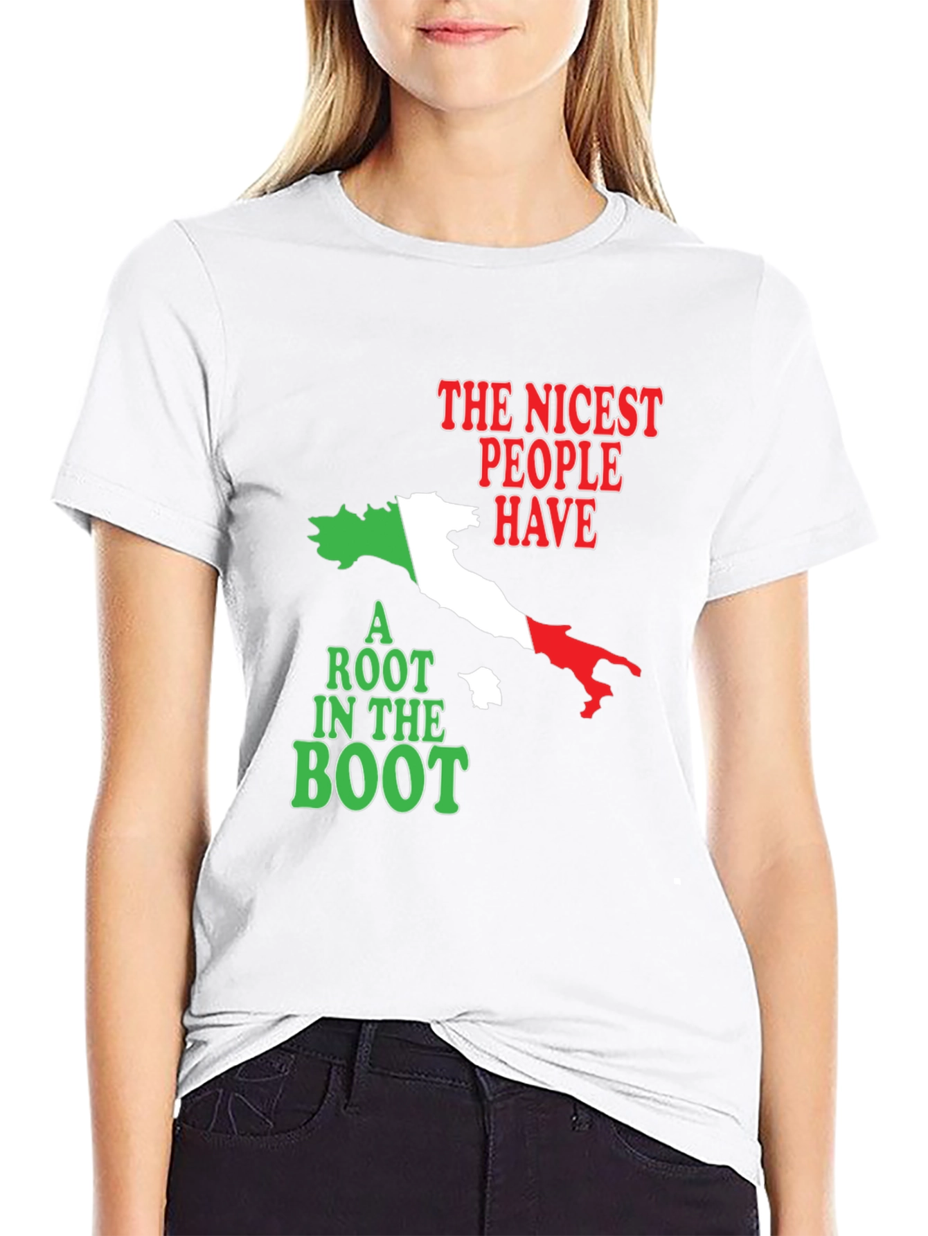 Italian Pride T-Shirt: Nicest People Rooted in Italy