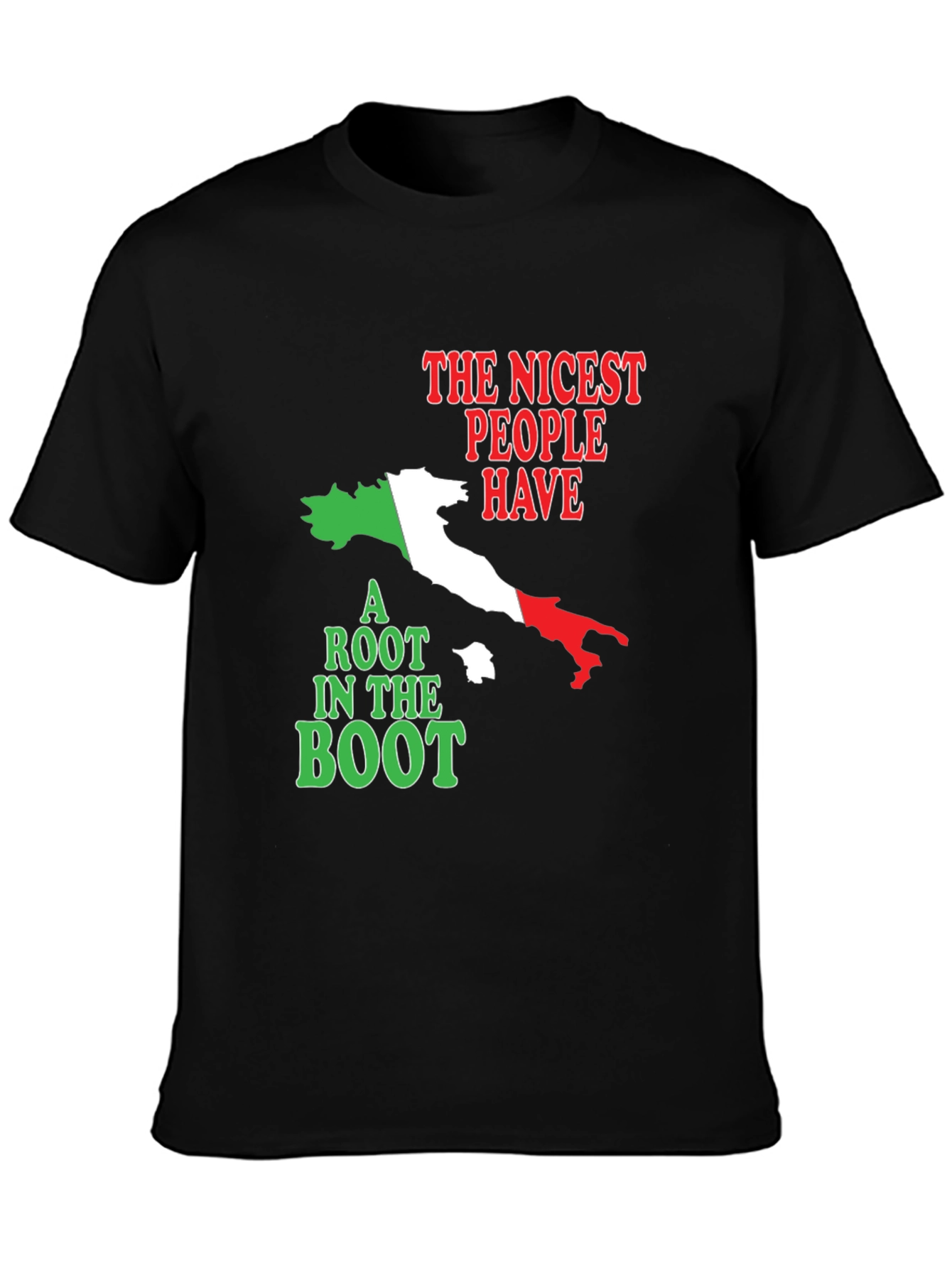 Italian Pride T-Shirt: Nicest People Rooted in Italy