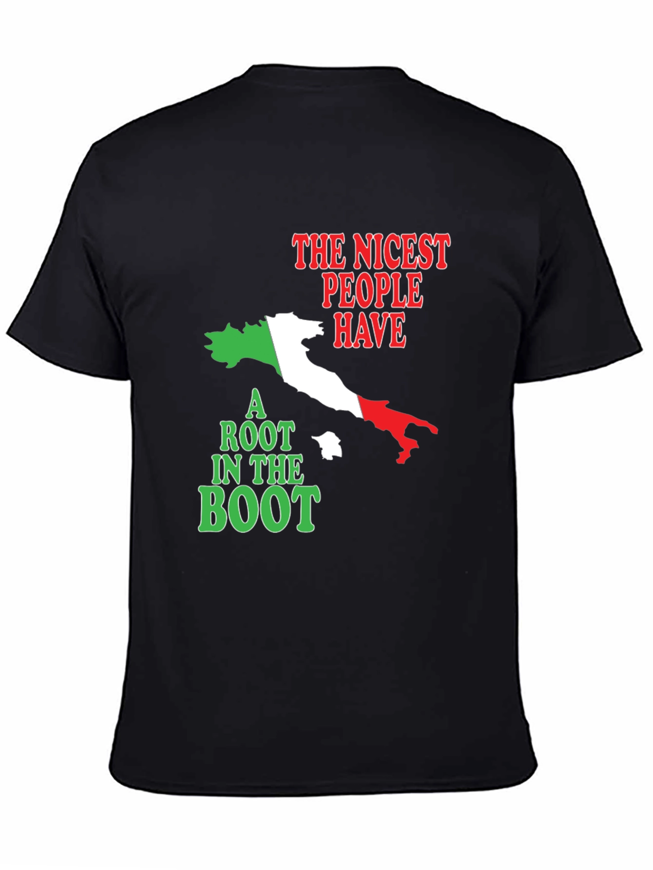 Italian Pride T-Shirt: Nicest People Rooted in Italy