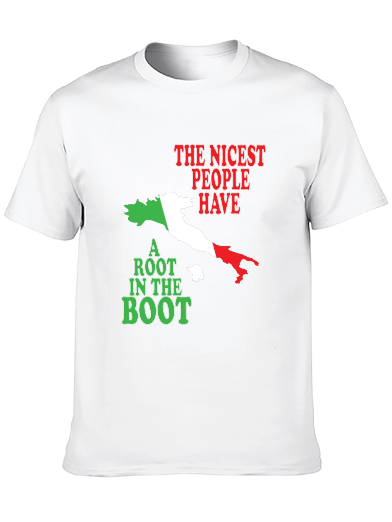 Italian Pride T-Shirt: Nicest People Rooted in Italy