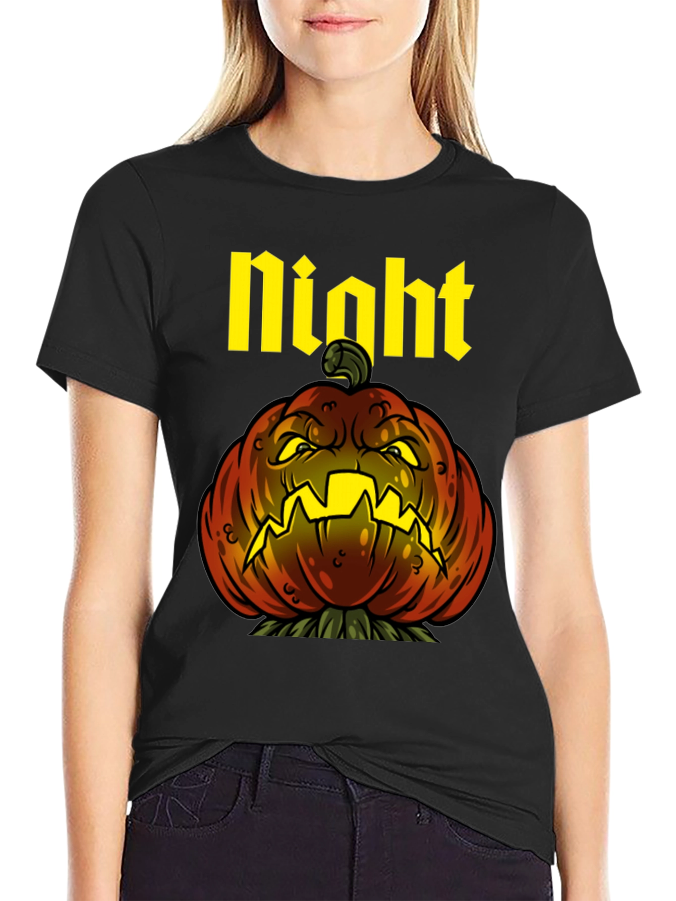 Night Pumpkin Graphic Tee