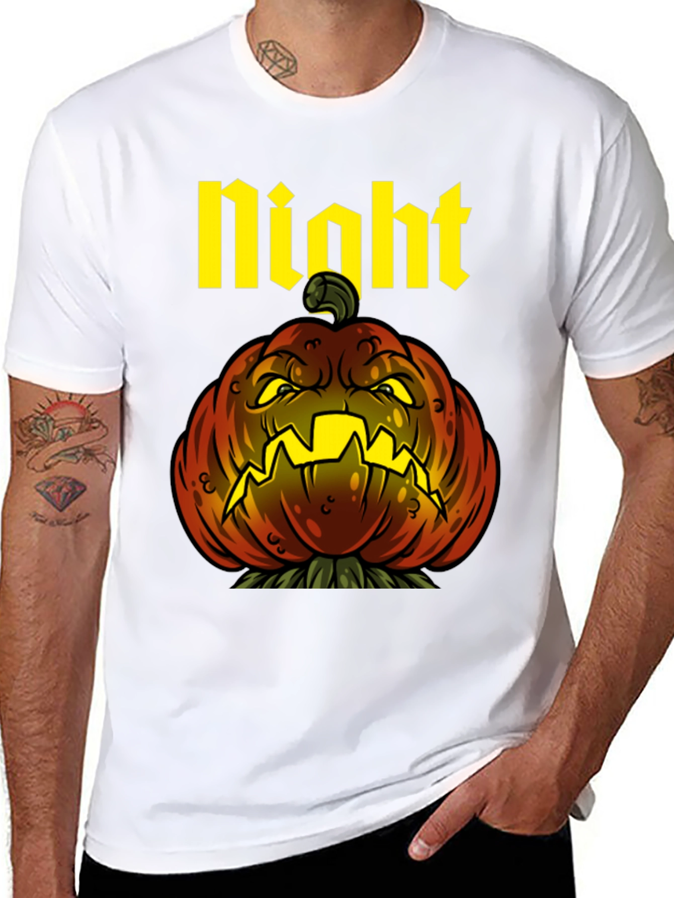 Night Pumpkin Graphic Tee