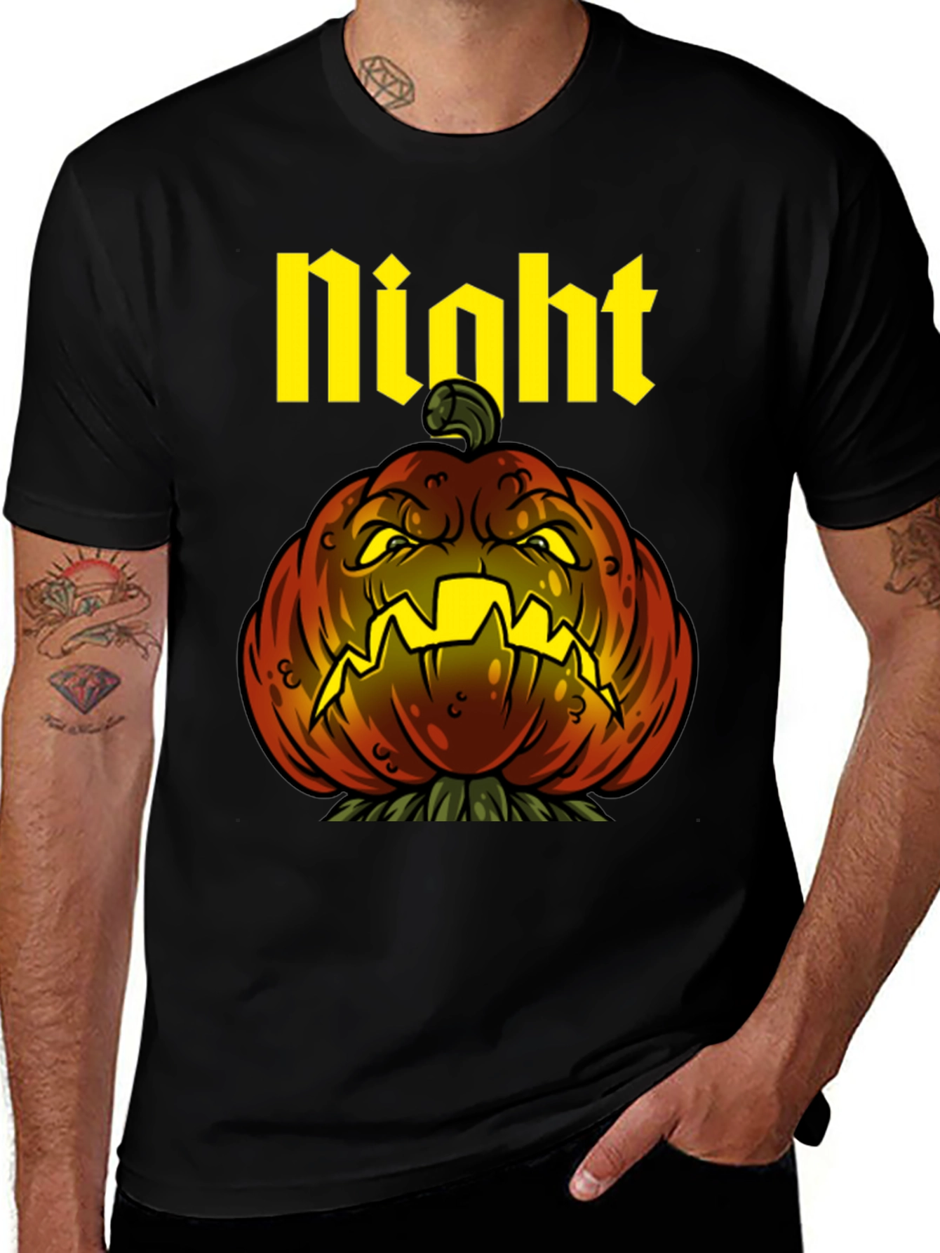 Night Pumpkin Graphic Tee